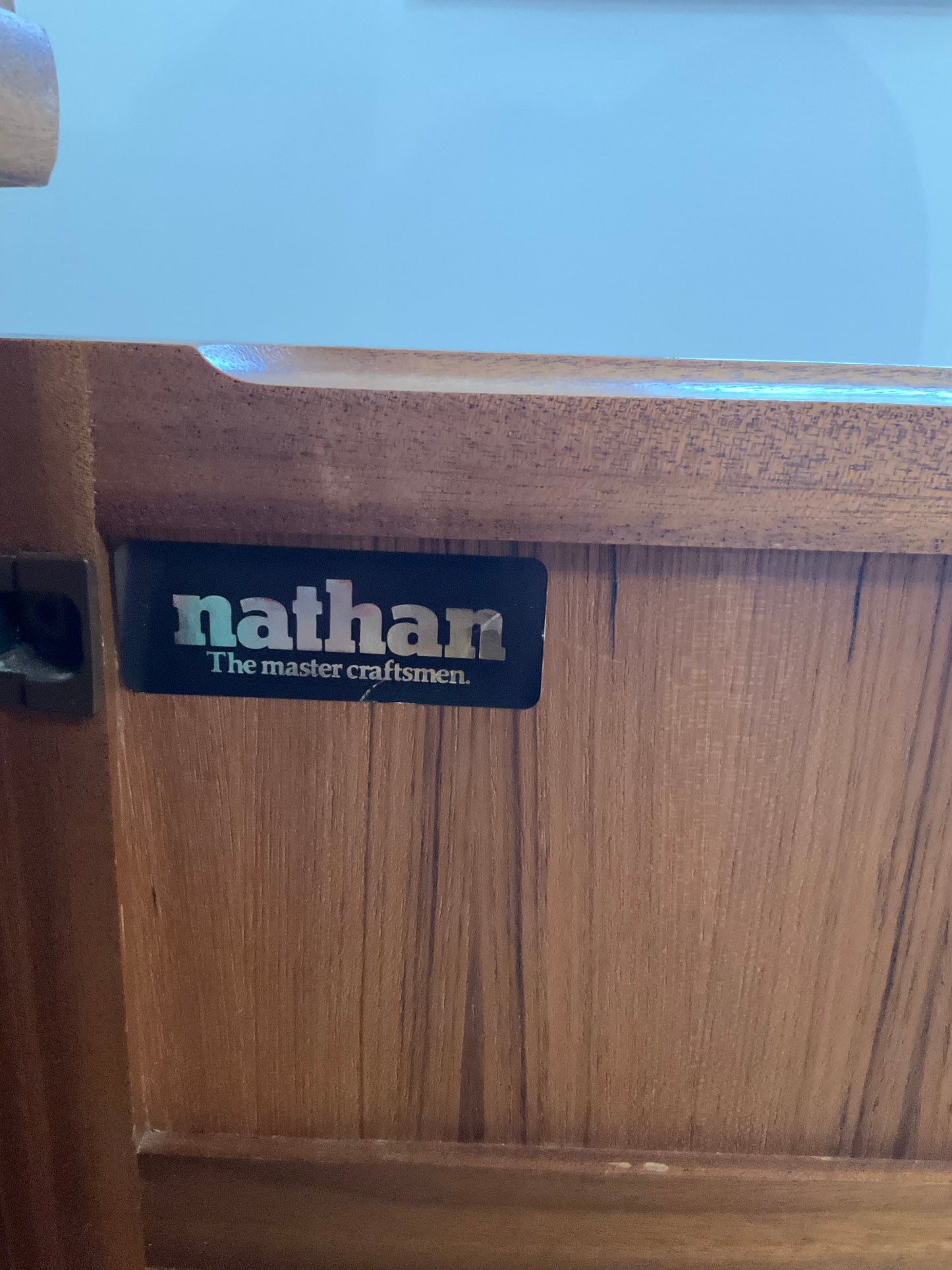 Nathan Teak Compact Mid-Century Sideboard - Retro Vintage Cupboard Storage