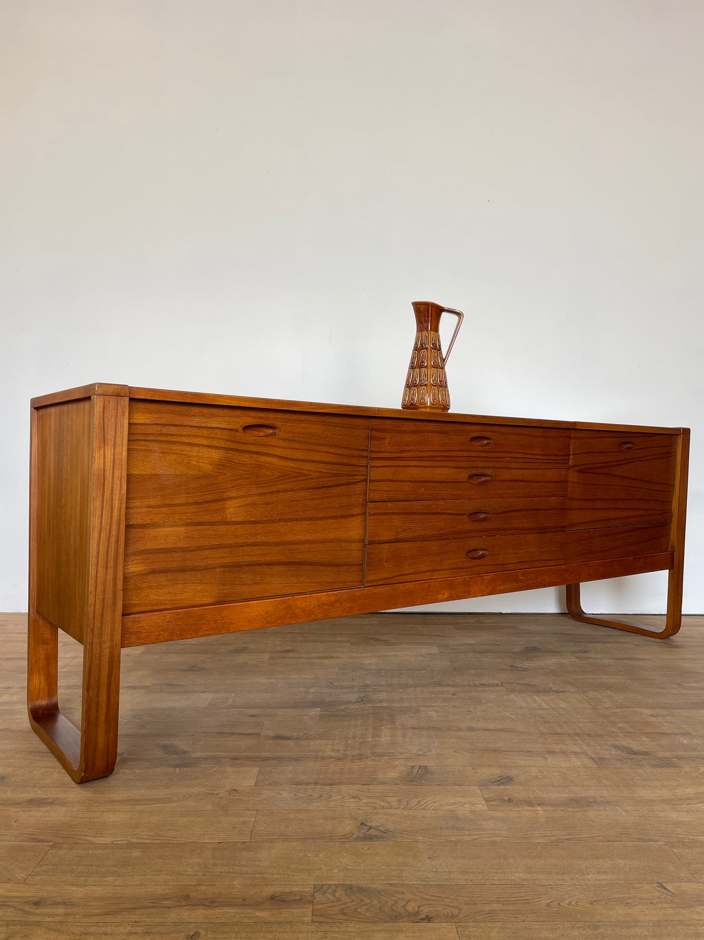 Gunther Hoffstead Mid-Century Teak Sideboard for Uniflex – Rare Vintage