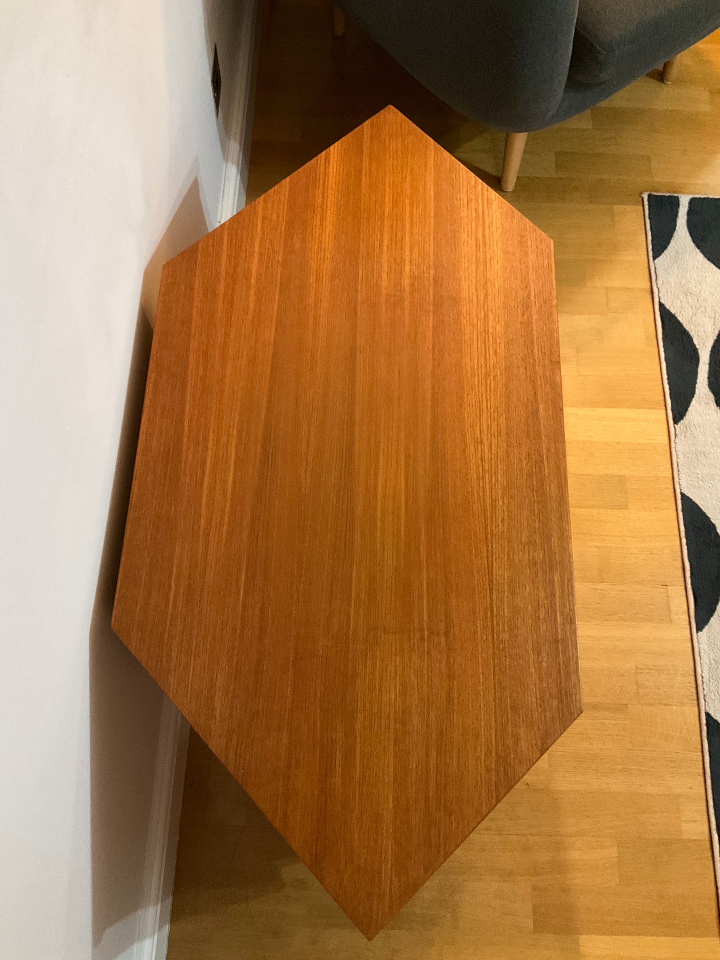 Nathan Corner TV Unit Stand - Mid-Century Vintage Teak Retro Cabinet