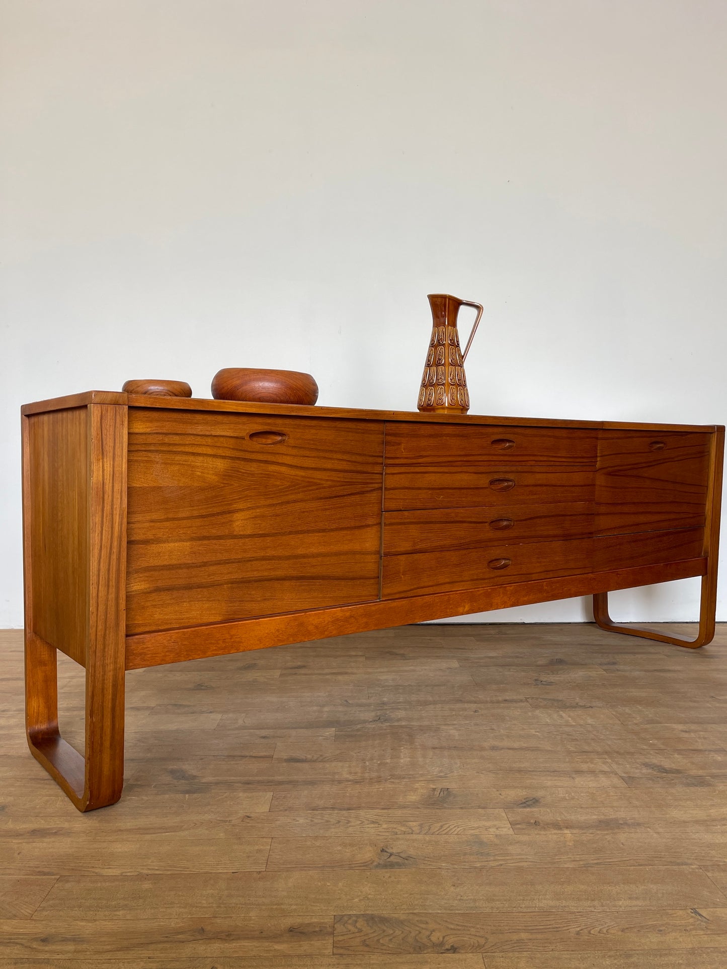Gunther Hoffstead Mid-Century Teak Sideboard for Uniflex – Rare Vintage