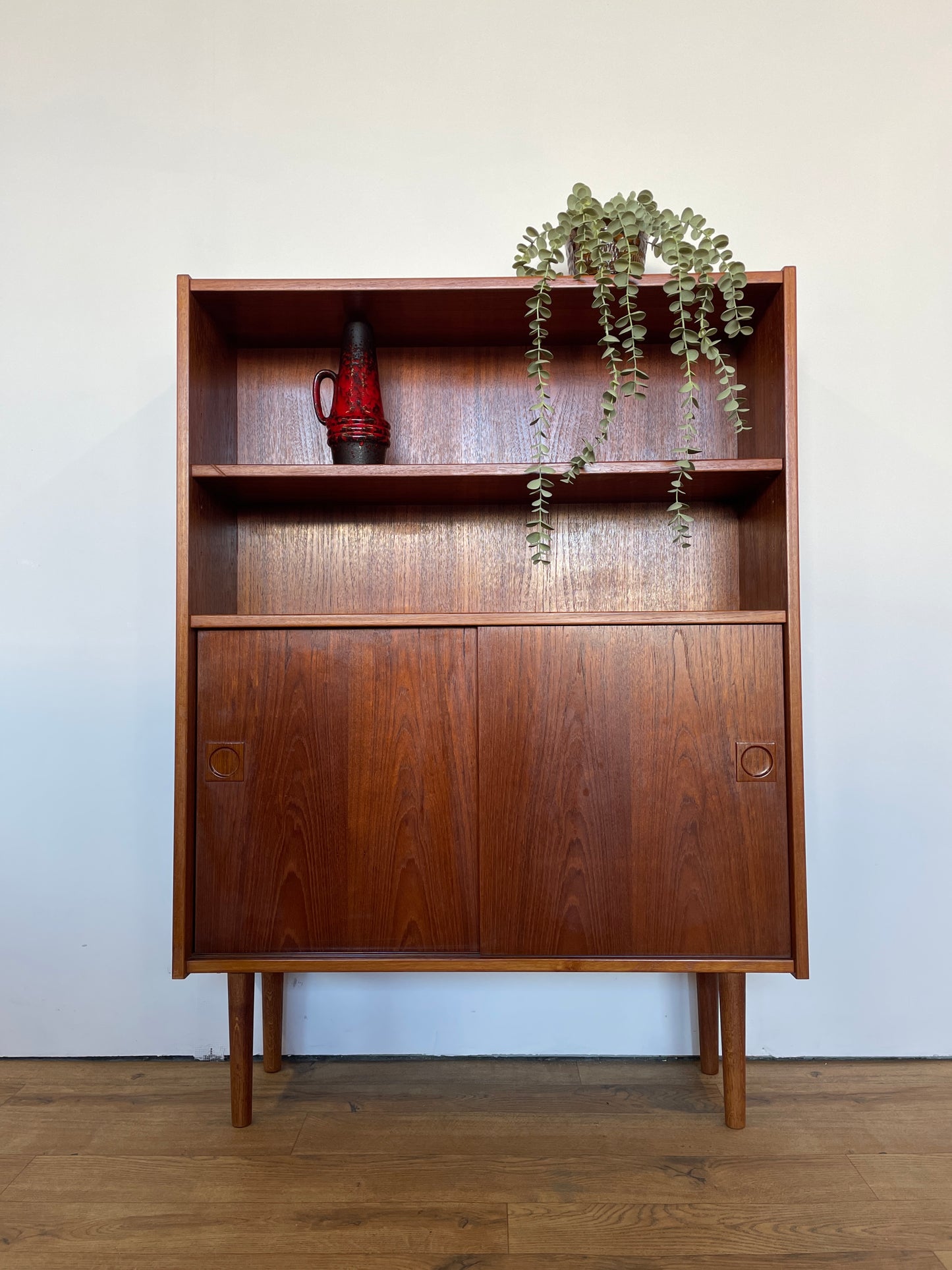 Danish Mid-Century Teak Bookcase Cabinet - Scandi / Vintage / Storage