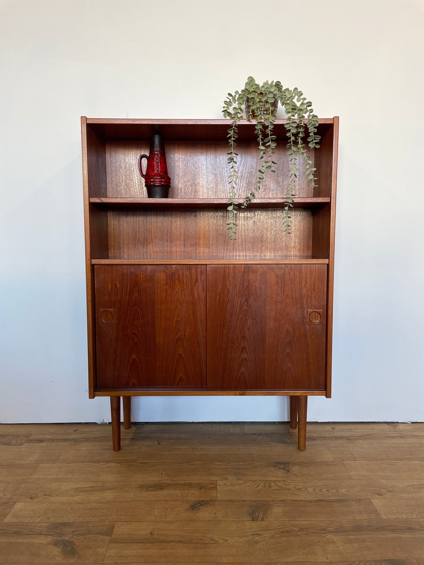 Danish Mid-Century Teak Bookcase Cabinet - Scandi / Vintage / Storage