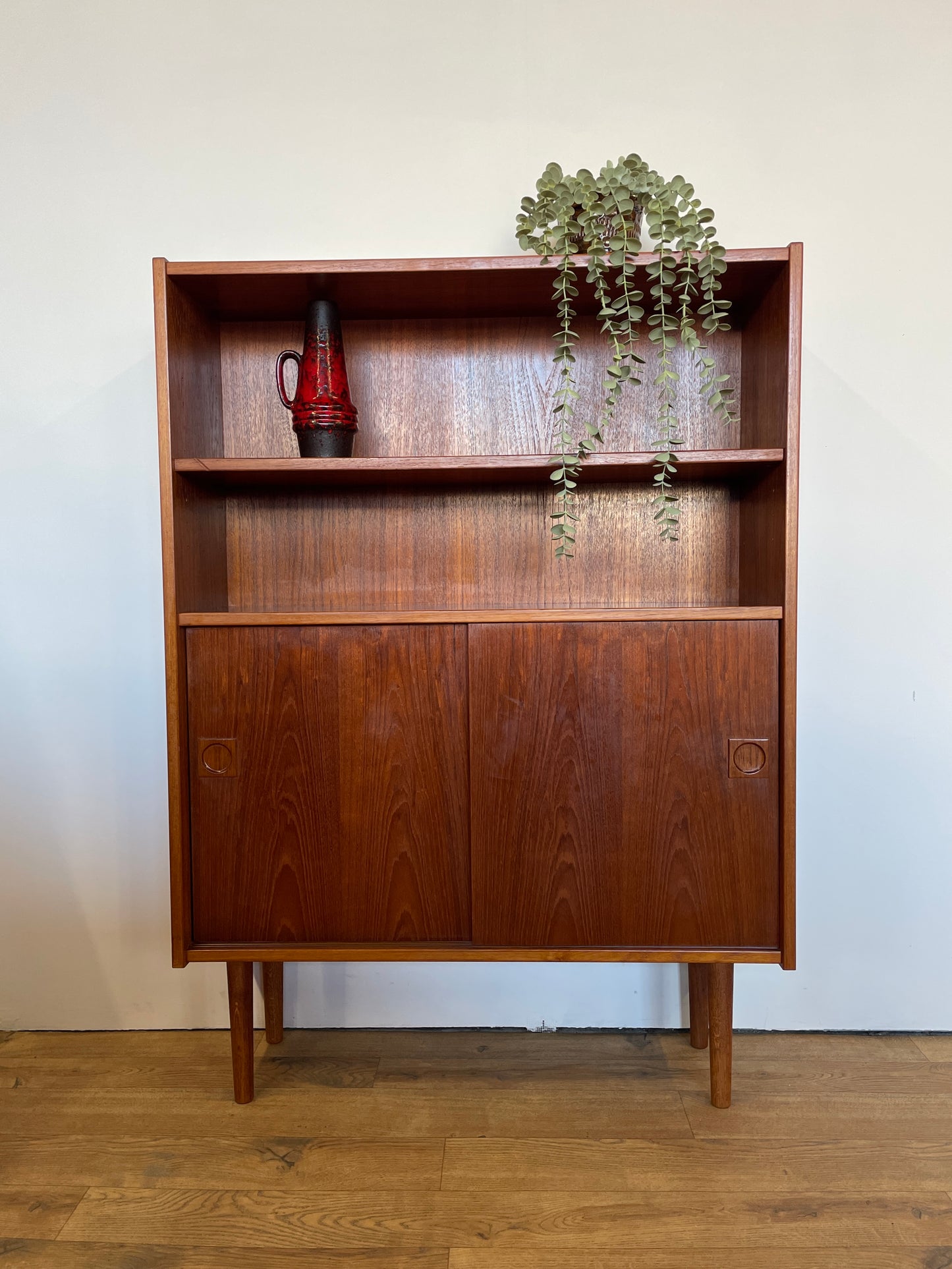 Danish Mid-Century Teak Bookcase Cabinet - Scandi / Vintage / Storage