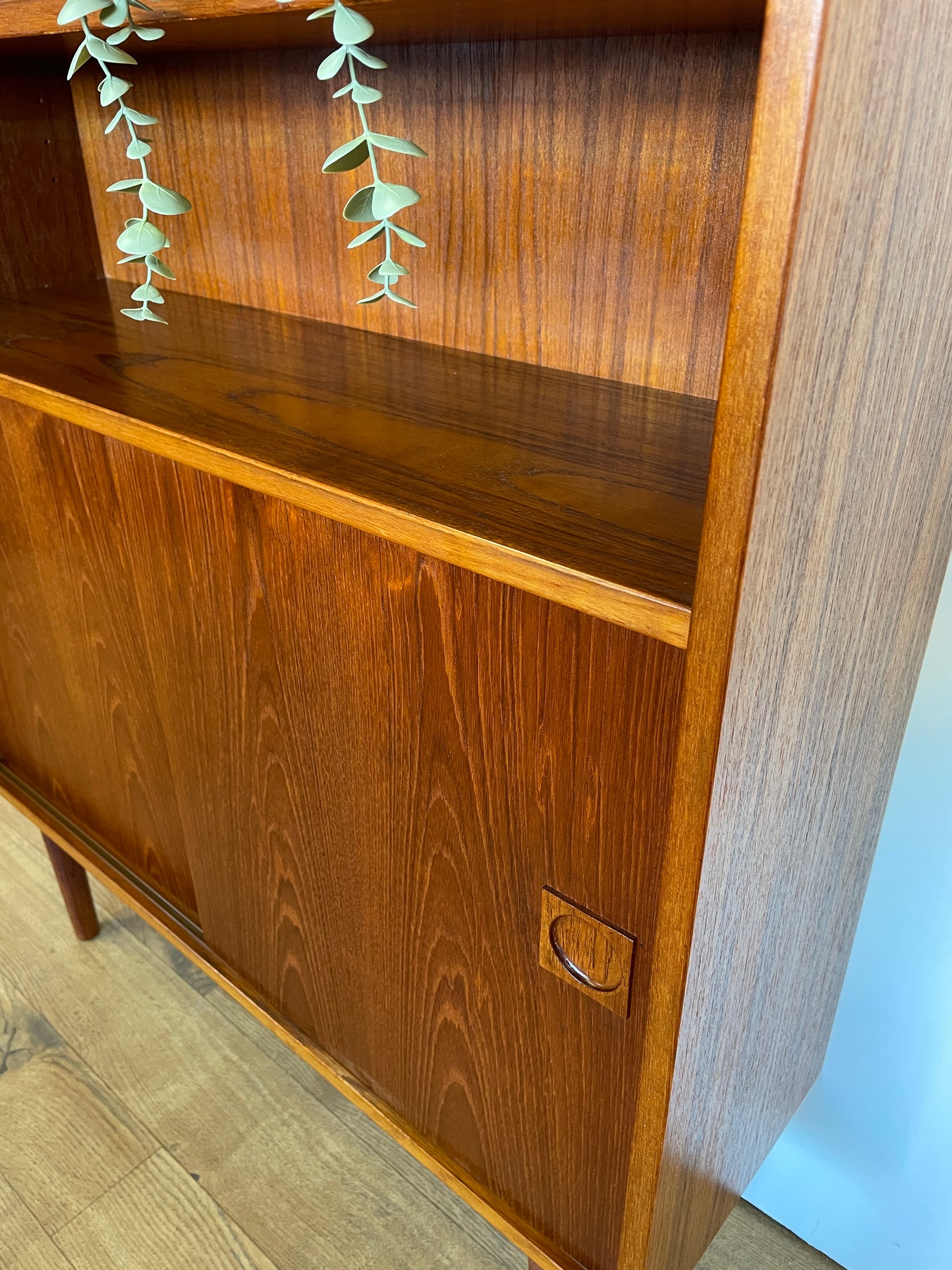 Danish Mid-Century Teak Bookcase Cabinet - Scandi / Vintage / Storage