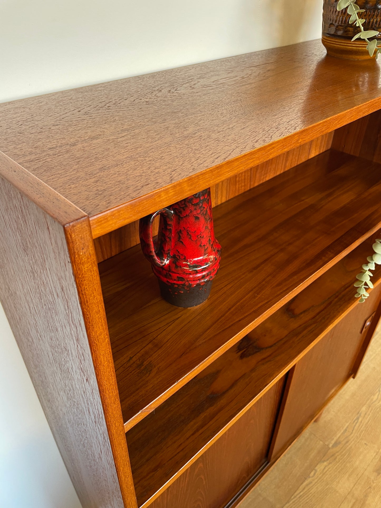 Danish Mid-Century Teak Bookcase Cabinet - Scandi / Vintage / Storage