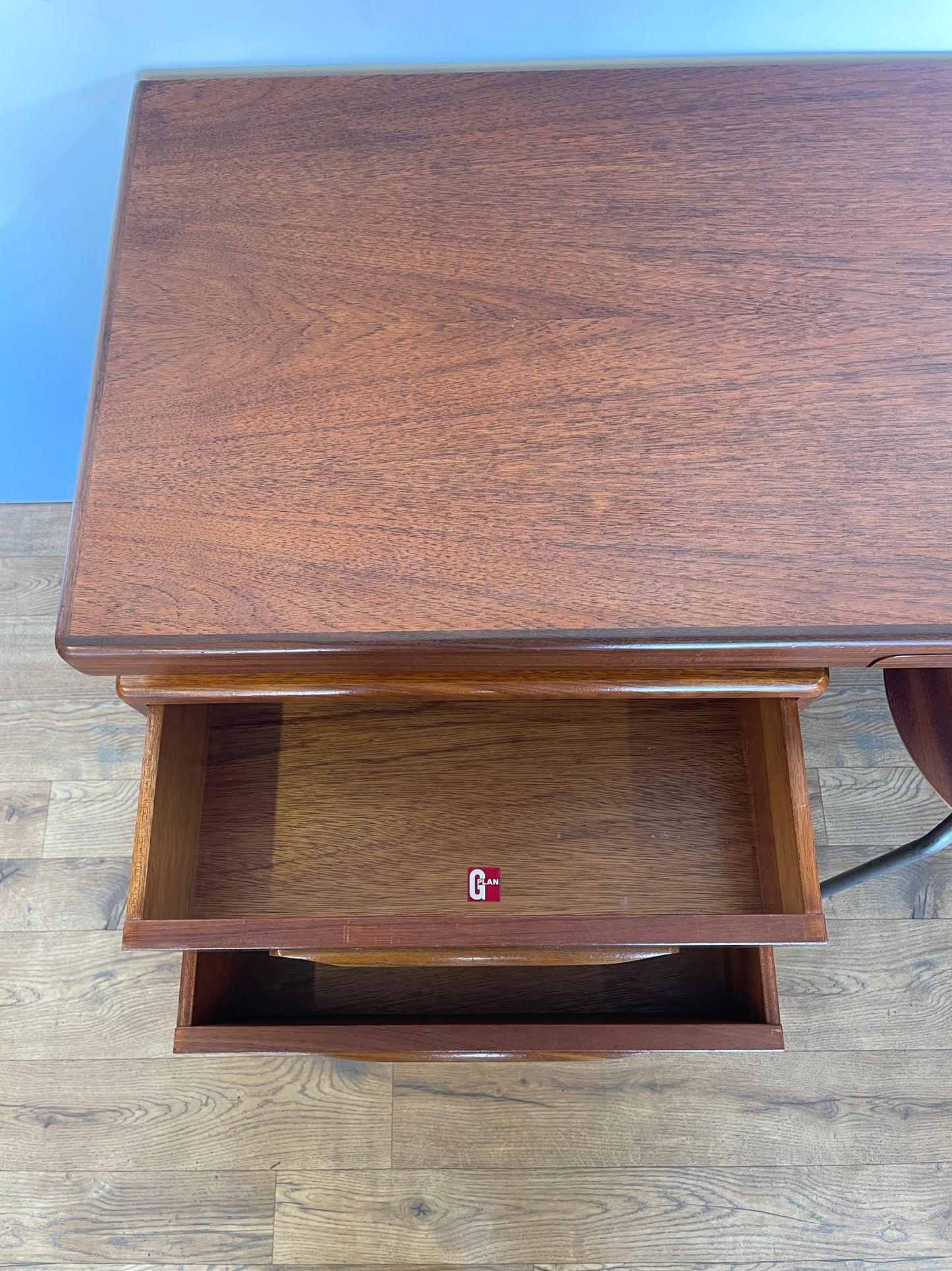 G Plan Desk Floating Top Dressing Table Sideboard Mid-Century Teak Vintage Retro