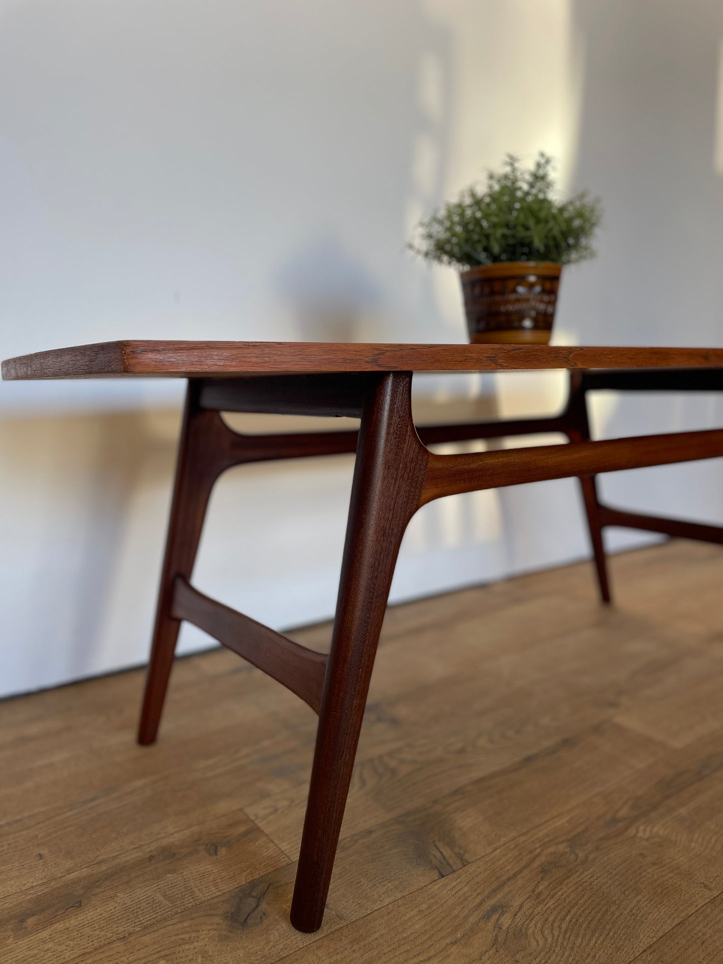 Mid-Century Teak Coffee Table by Dutch Manufacturer WeBe