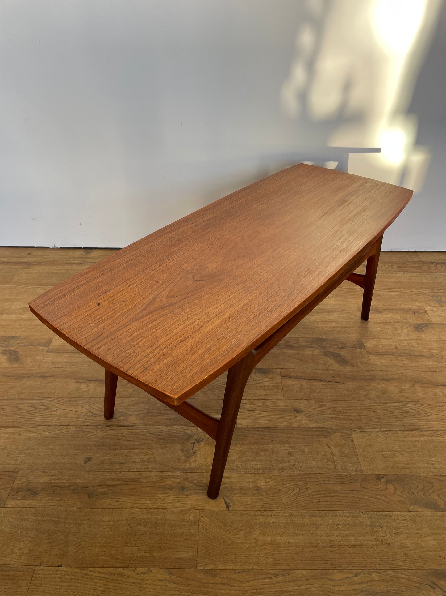 Mid-Century Teak Coffee Table by Dutch Manufacturer WeBe