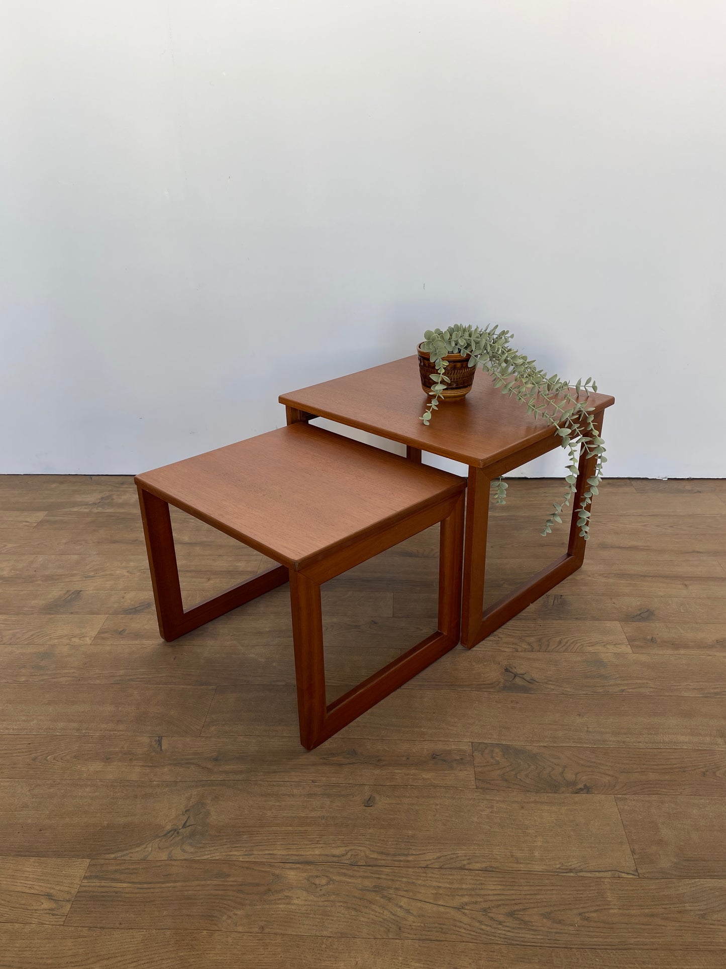 Vintage McIntosh Teak Nesting Tables – Mid-Century Modern (Set of 2)