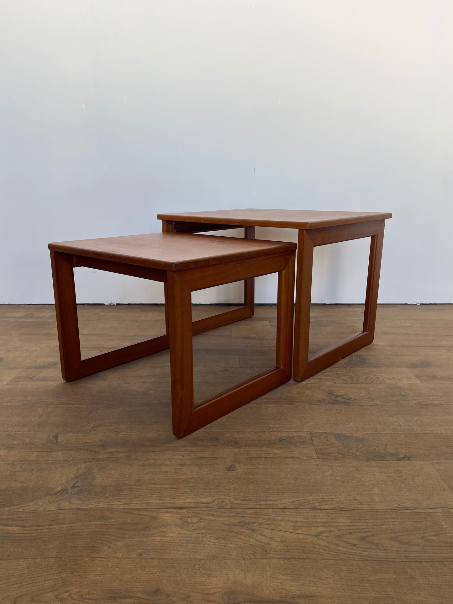 Vintage McIntosh Teak Nesting Tables – Mid-Century Modern (Set of 2)
