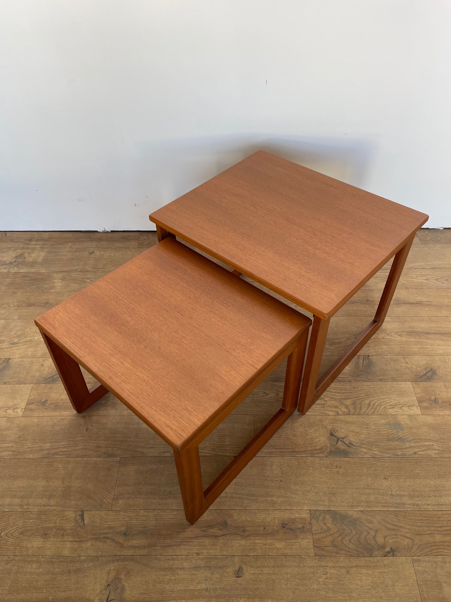 Vintage McIntosh Teak Nesting Tables – Mid-Century Modern (Set of 2)
