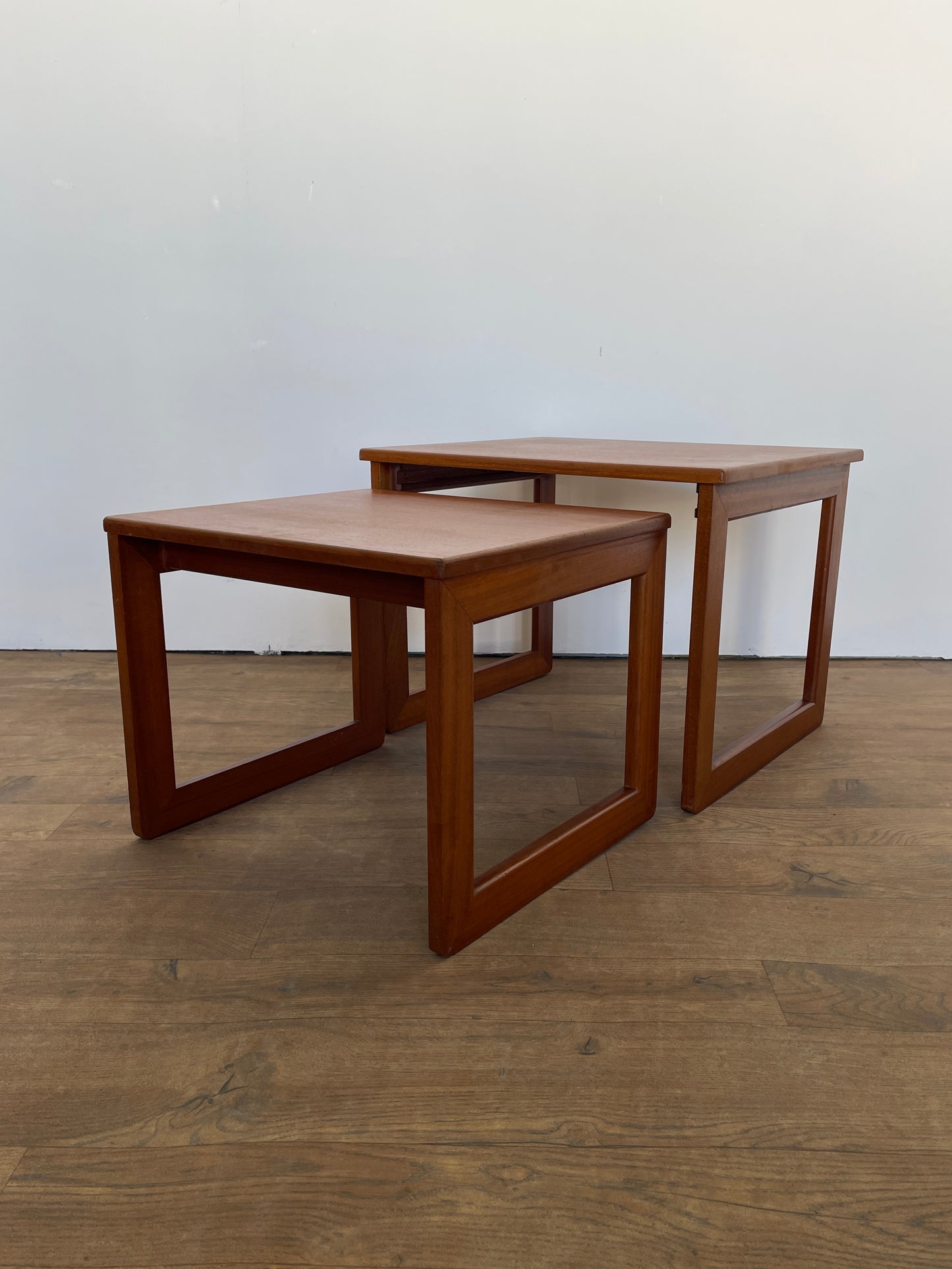 Vintage McIntosh Teak Nesting Tables – Mid-Century Modern (Set of 2)