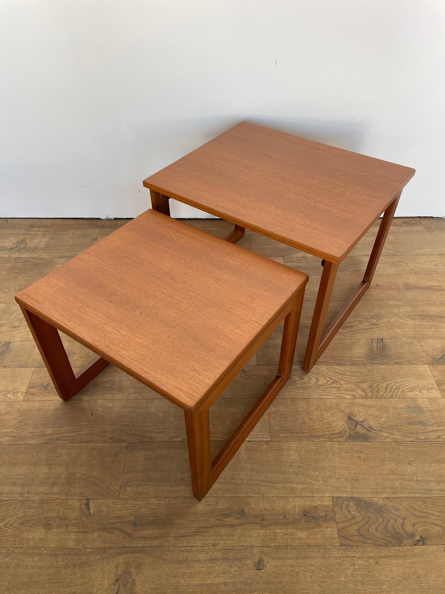Vintage McIntosh Teak Nesting Tables – Mid-Century Modern (Set of 2)