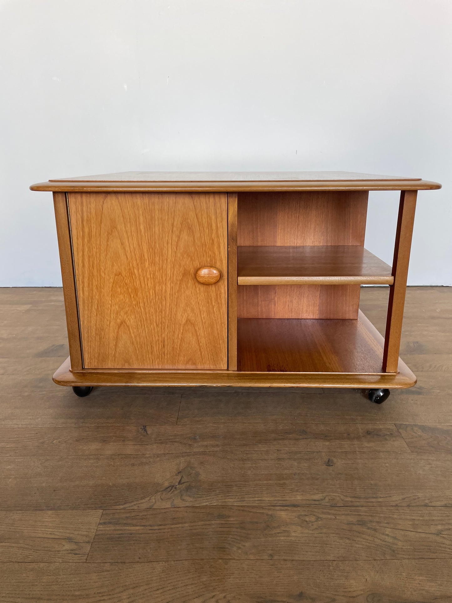 Nathan Pandora Vintage Teak Coffee Table – Mid-Century Modern Storage Table