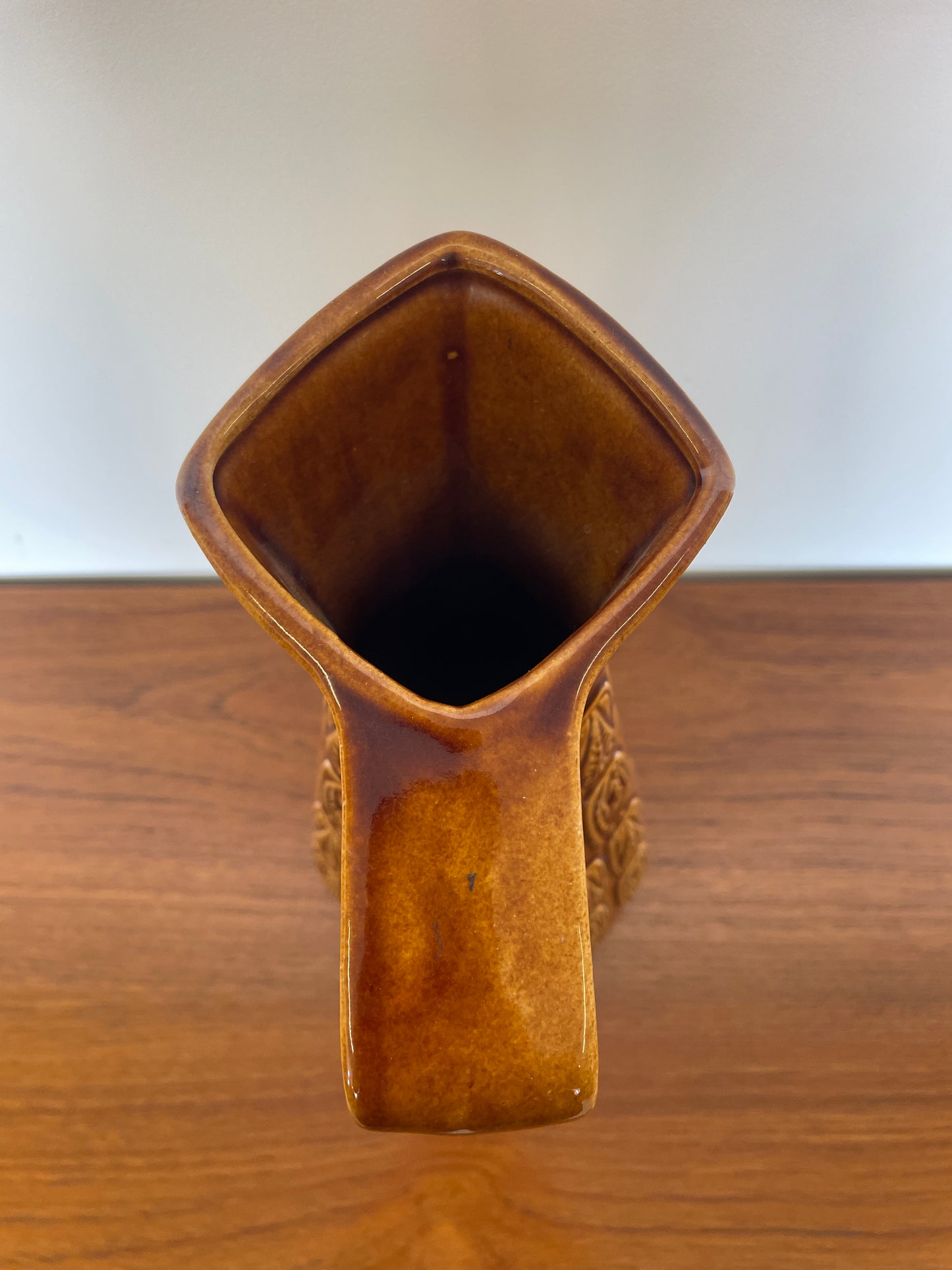 Vintage West German Pottery Jug – 1970s Ceramic Vase