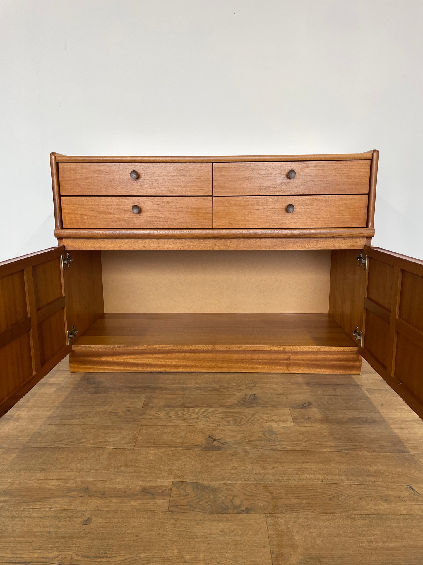 Vintage Nathan Teak Sideboard – Mid-Century Modern Storage Cabinet