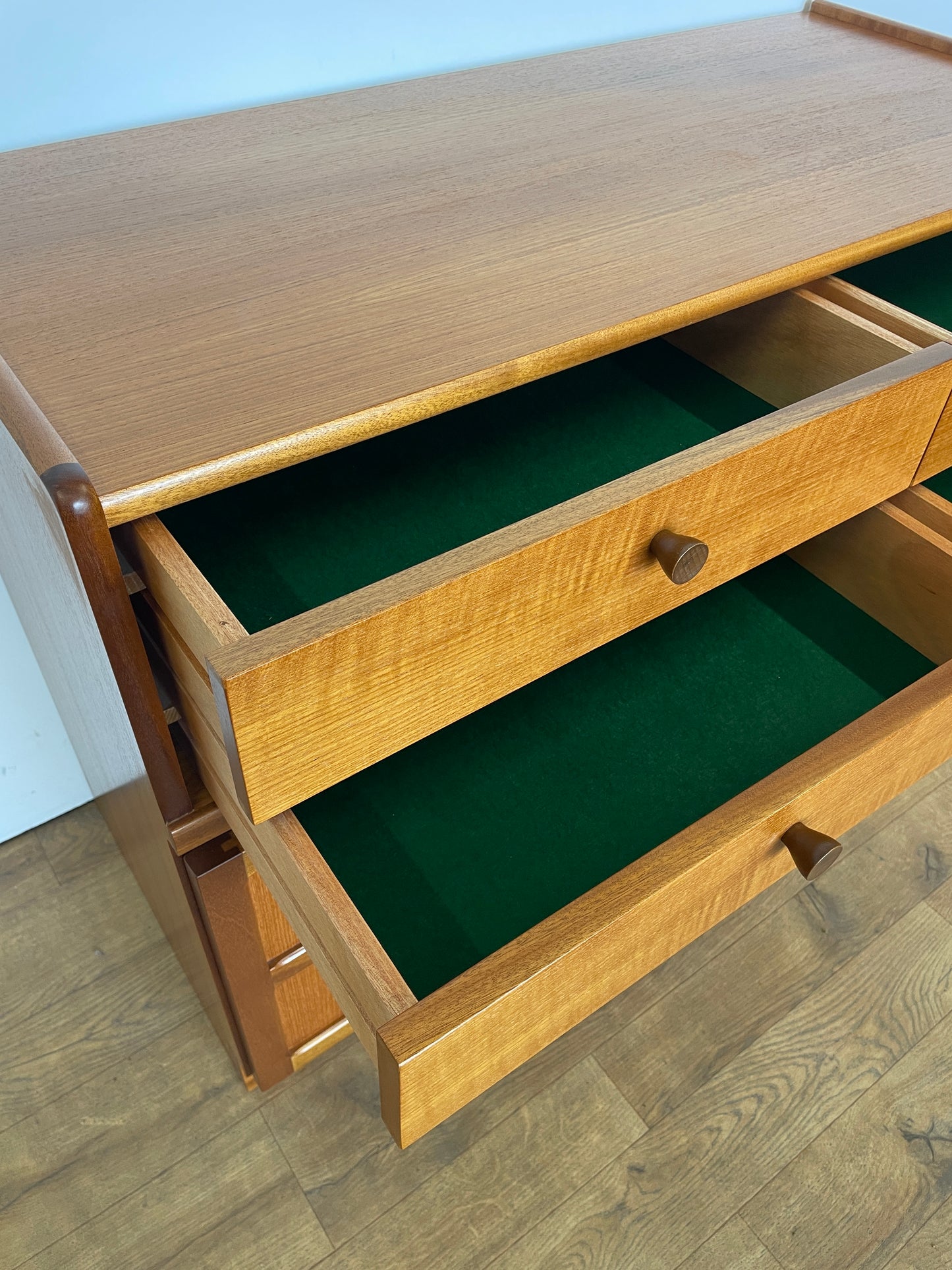 Vintage Nathan Teak Sideboard – Mid-Century Modern Storage Cabinet