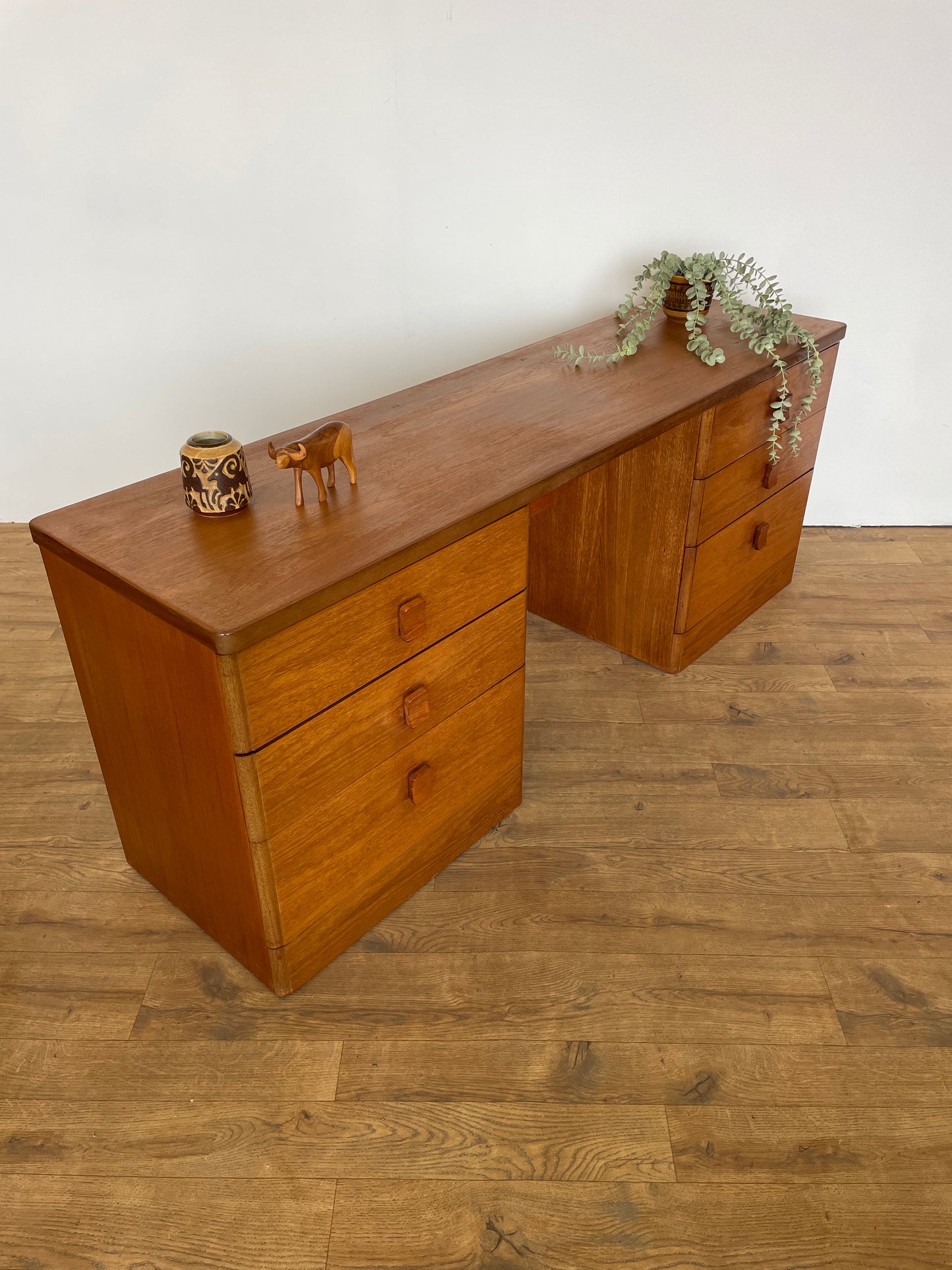 Mid-Century Stag Dressing Table / Desk in Teak