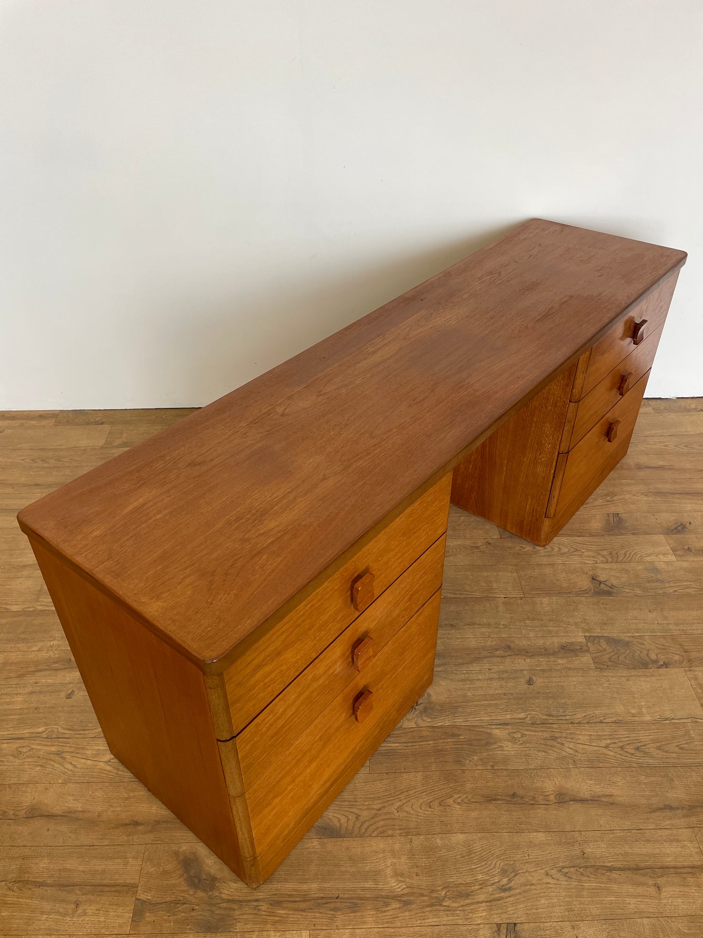 Mid-Century Stag Dressing Table / Desk in Teak