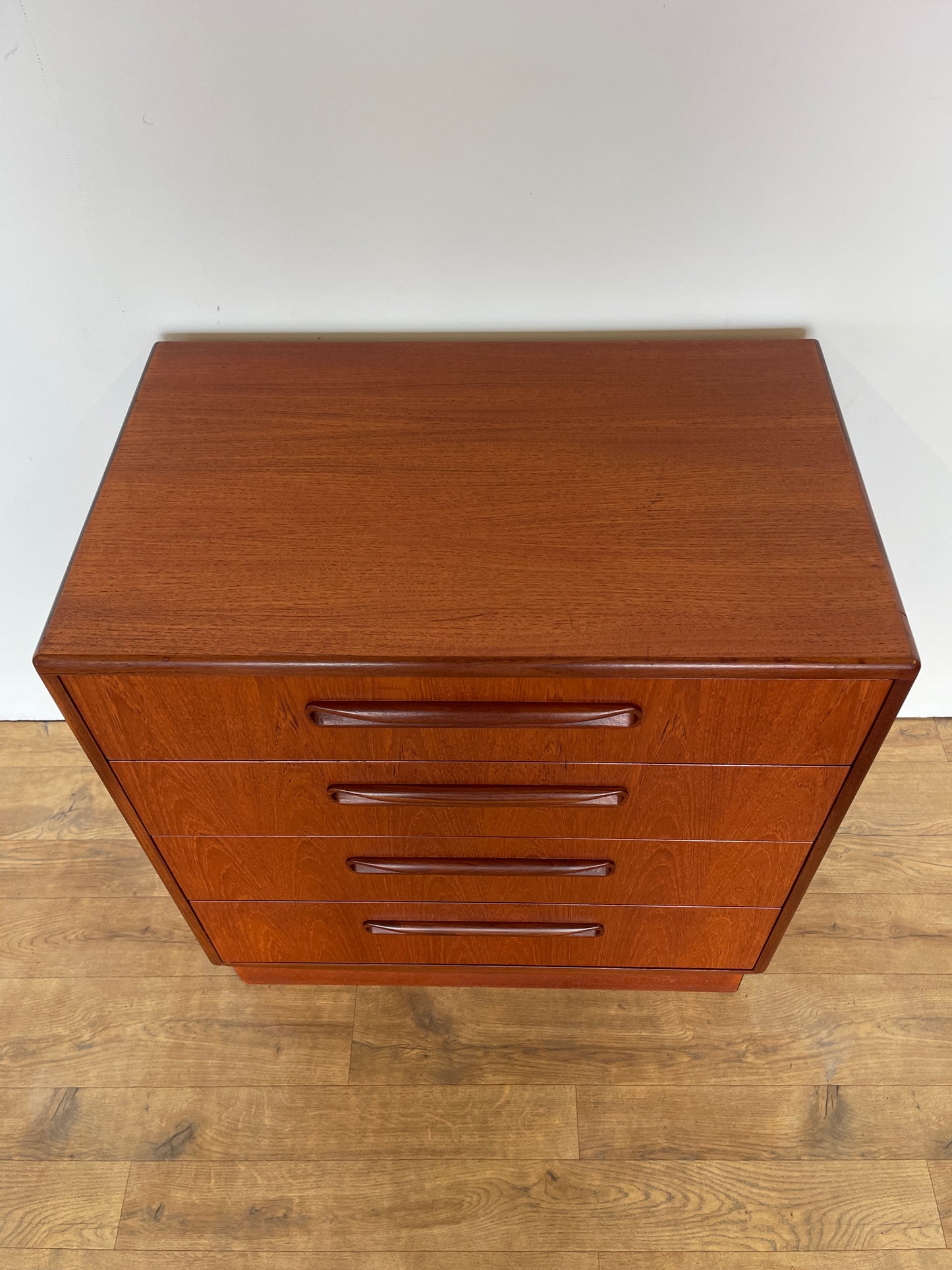 Mid-Century G Plan Fresco 4-Drawer Teak Chest of Drawers – Vintage Retro Storage
