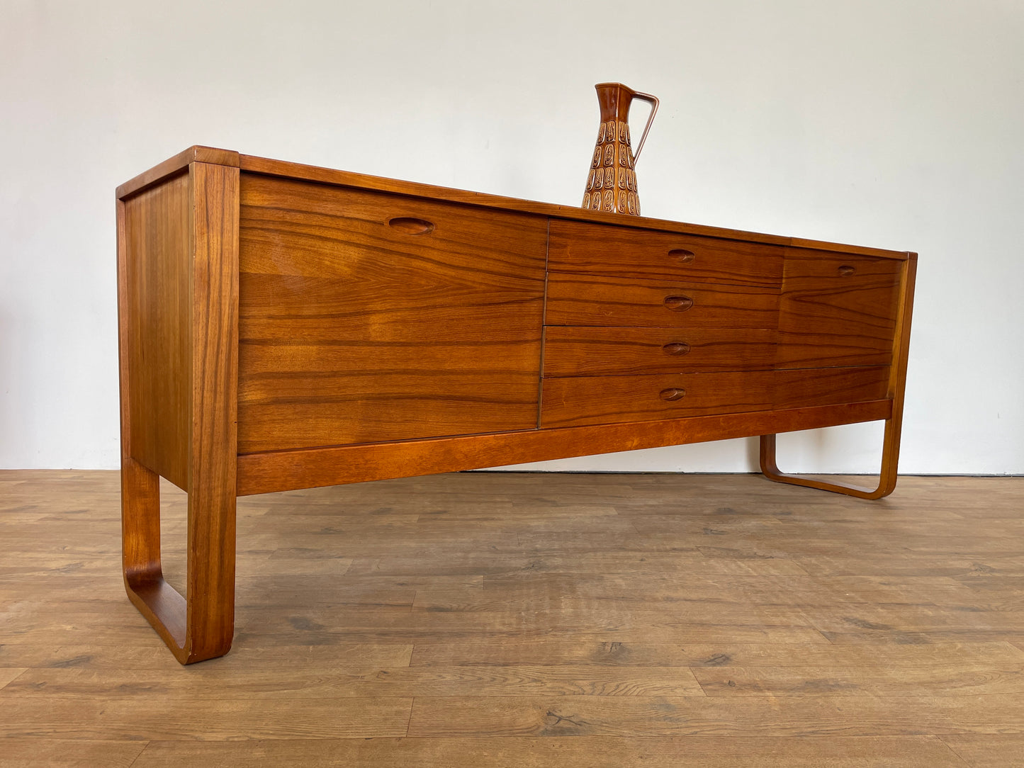 Gunther Hoffstead Mid-Century Teak Sideboard for Uniflex – Rare Vintage