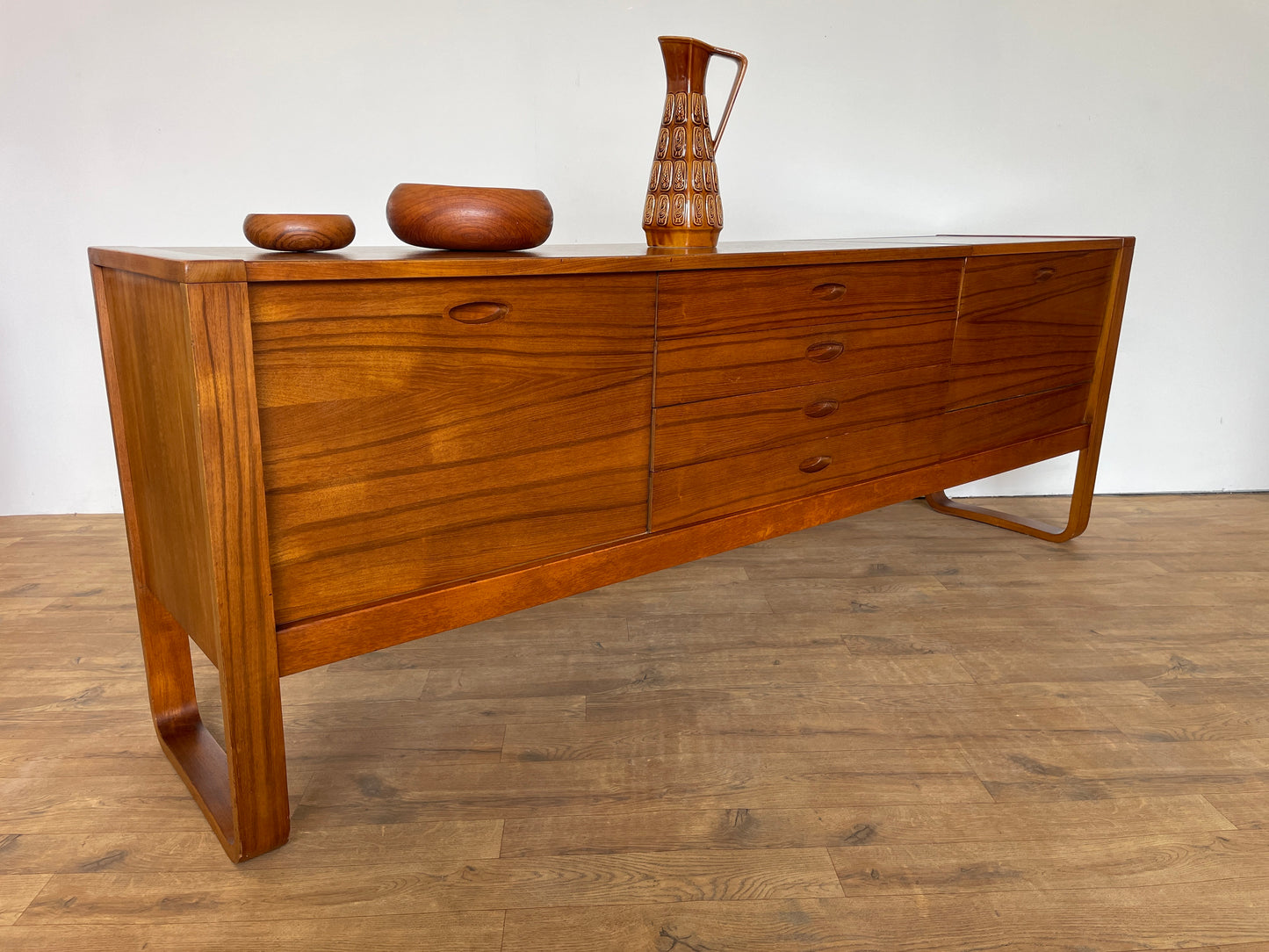 Gunther Hoffstead Mid-Century Teak Sideboard for Uniflex – Rare Vintage
