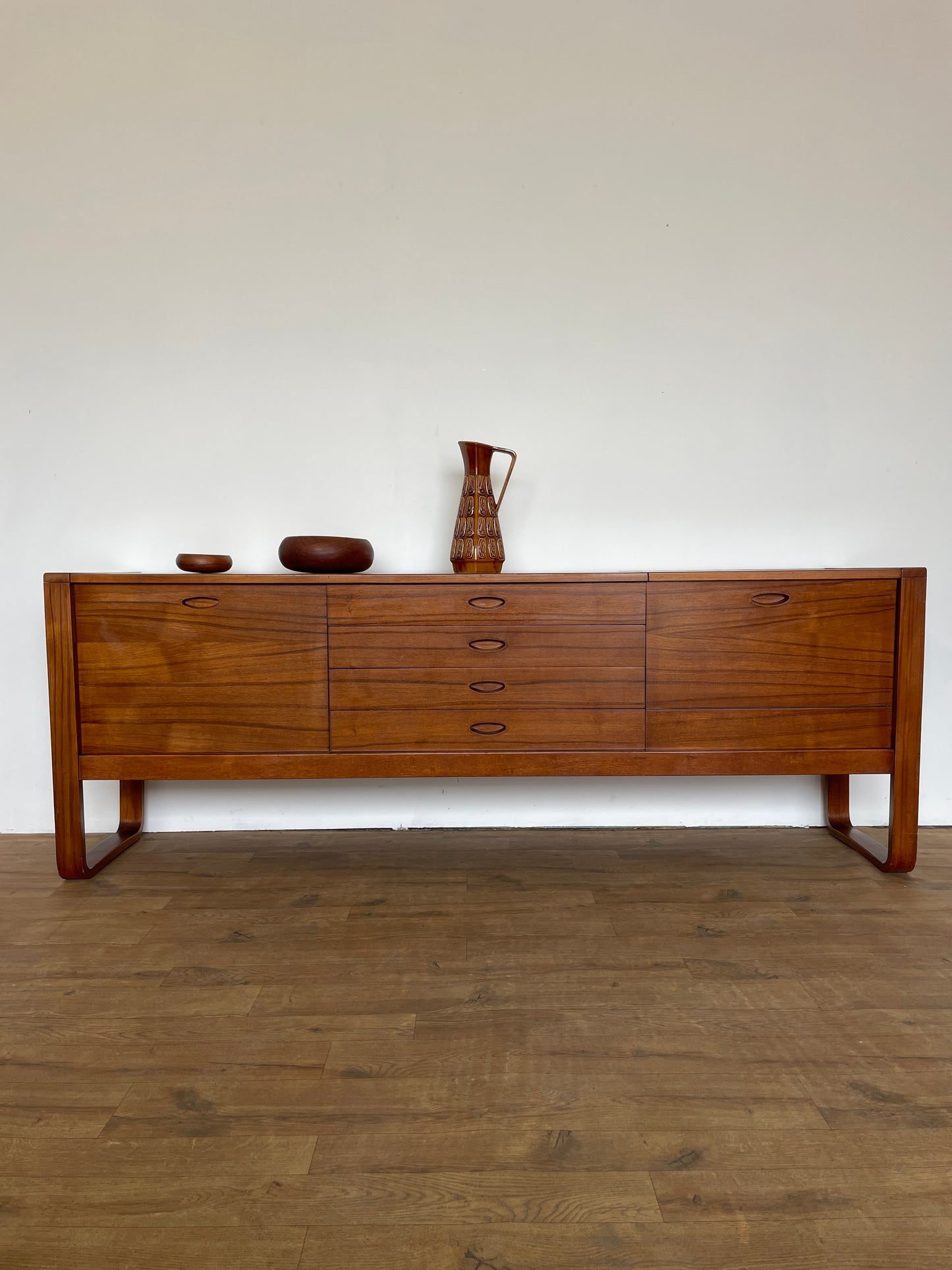 Gunther Hoffstead Mid-Century Teak Sideboard for Uniflex – Rare Vintage