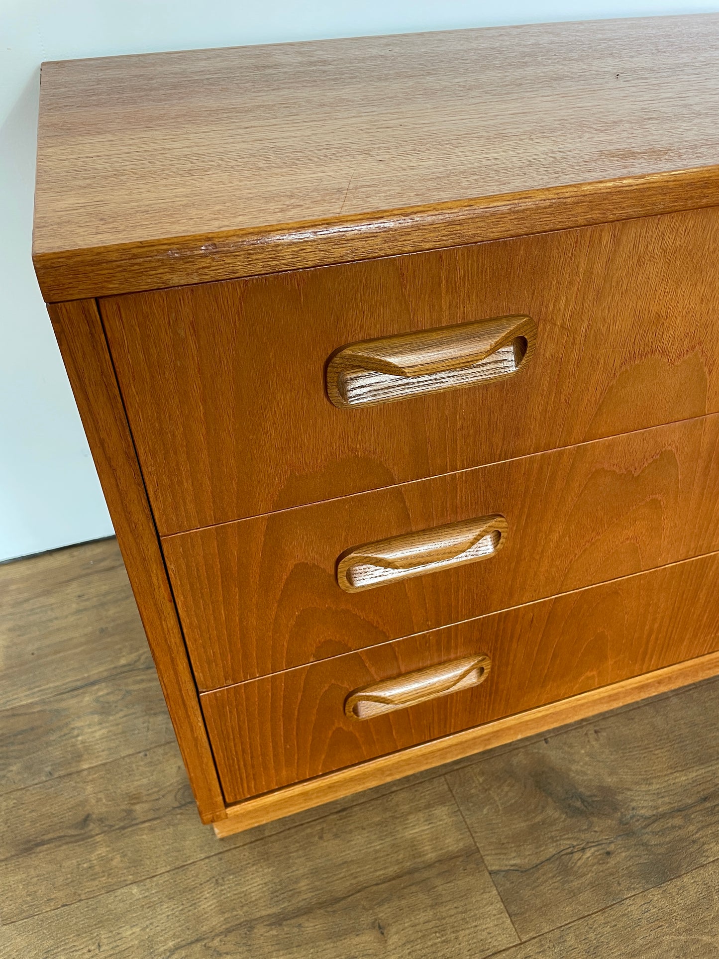 Mid-Century G Plan 3-Drawer Teak Chest of Drawers – Vintage Retro Storage