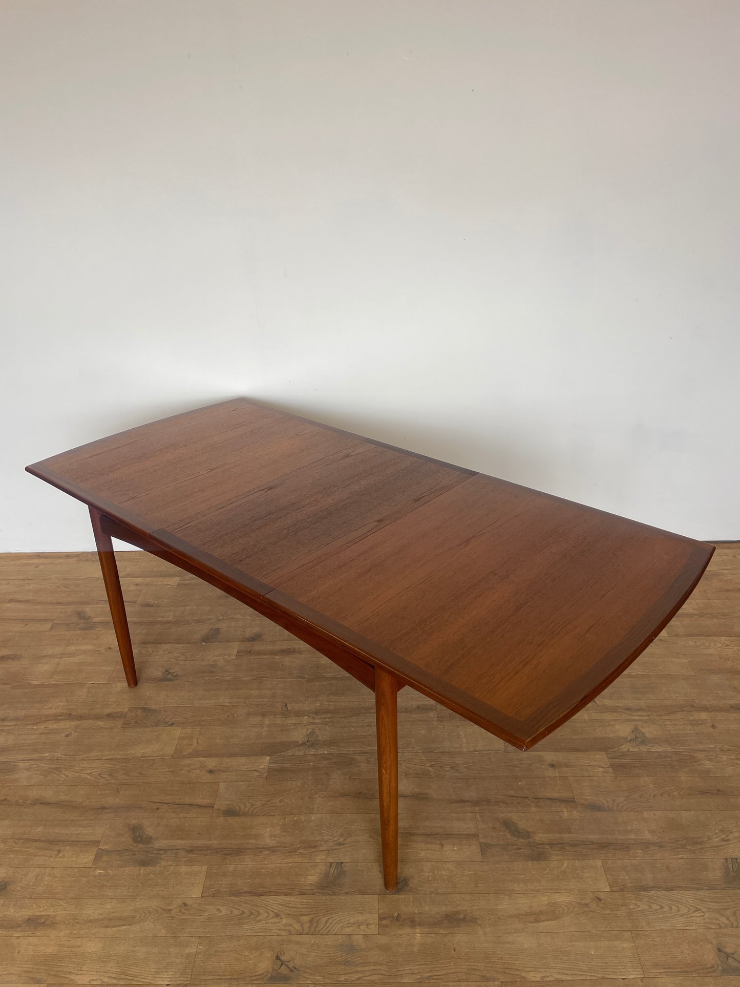 Mid Century Teak G Plan Extendable Dining Table with Extra Leaf – Danish Style