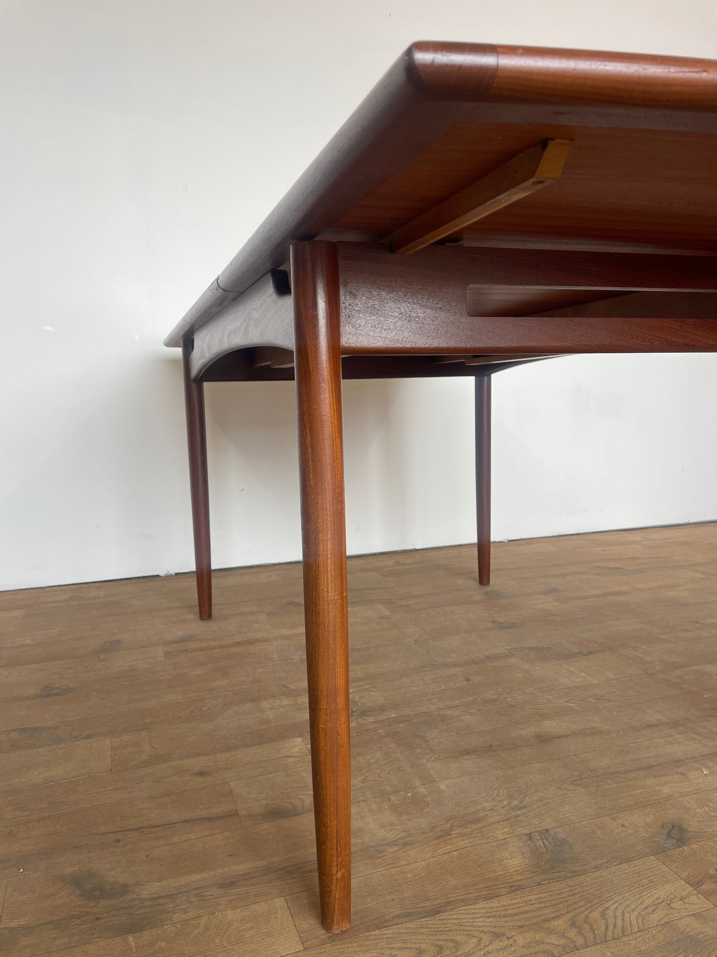 Mid Century Teak G Plan Extendable Dining Table with Extra Leaf – Danish Style