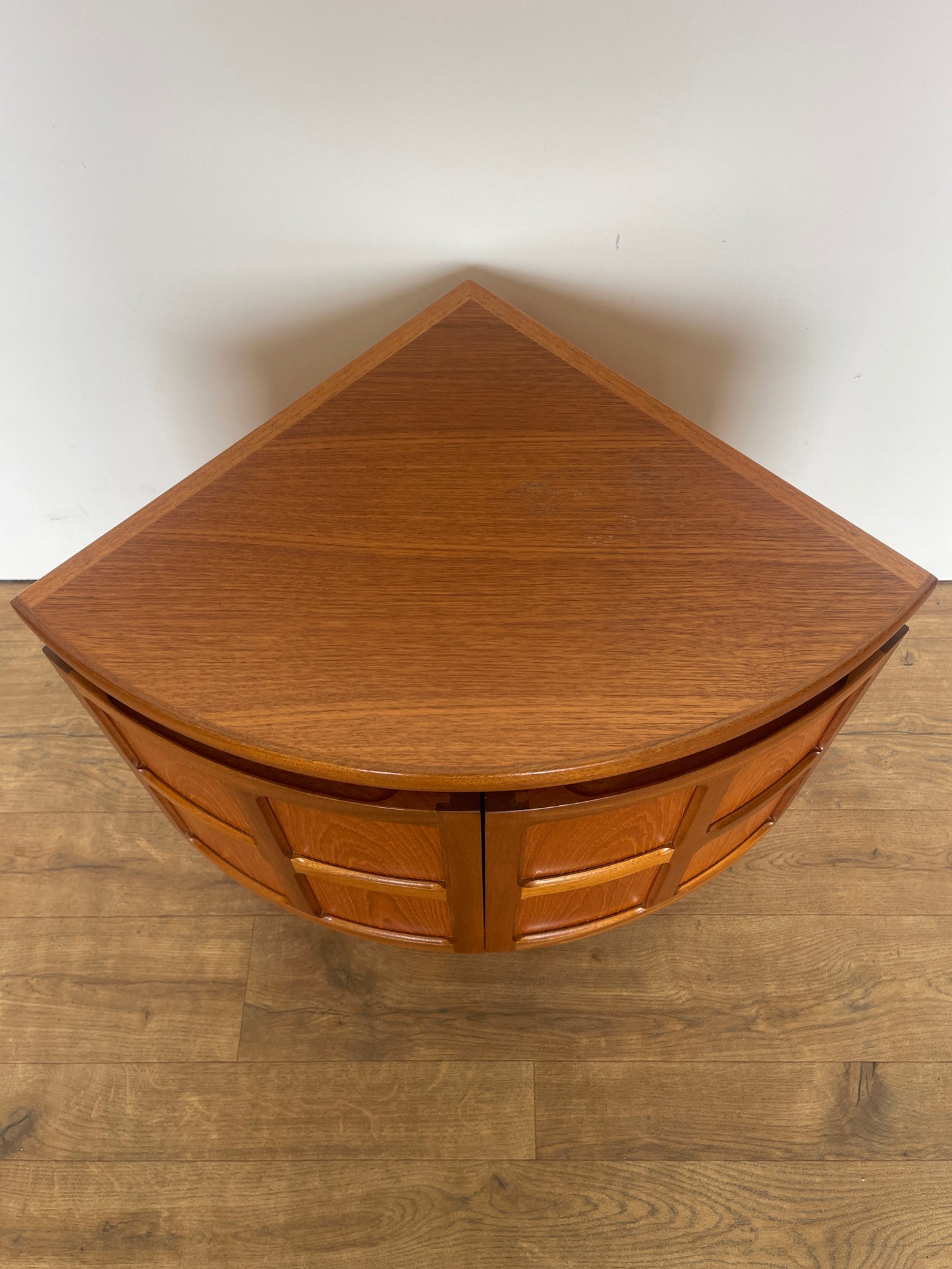 Nathan Mid-Century Teak Corner Cabinet