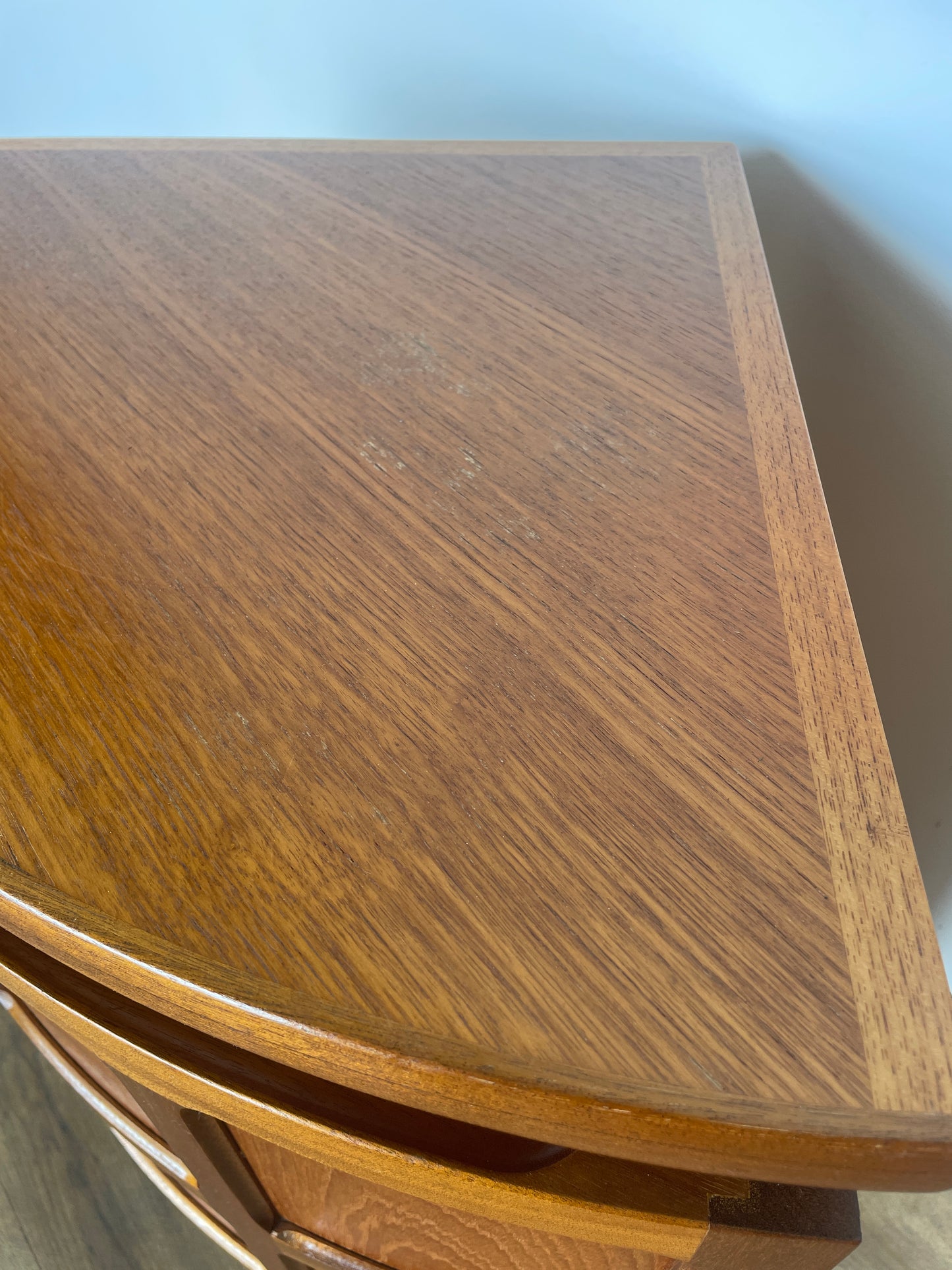 Nathan Mid-Century Teak Corner Cabinet