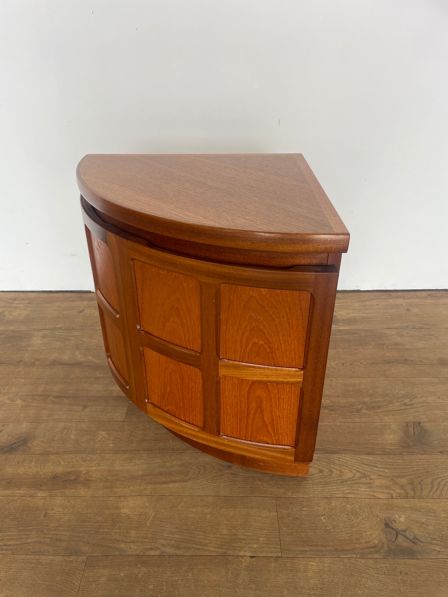 Nathan Mid-Century Teak Corner Cabinet