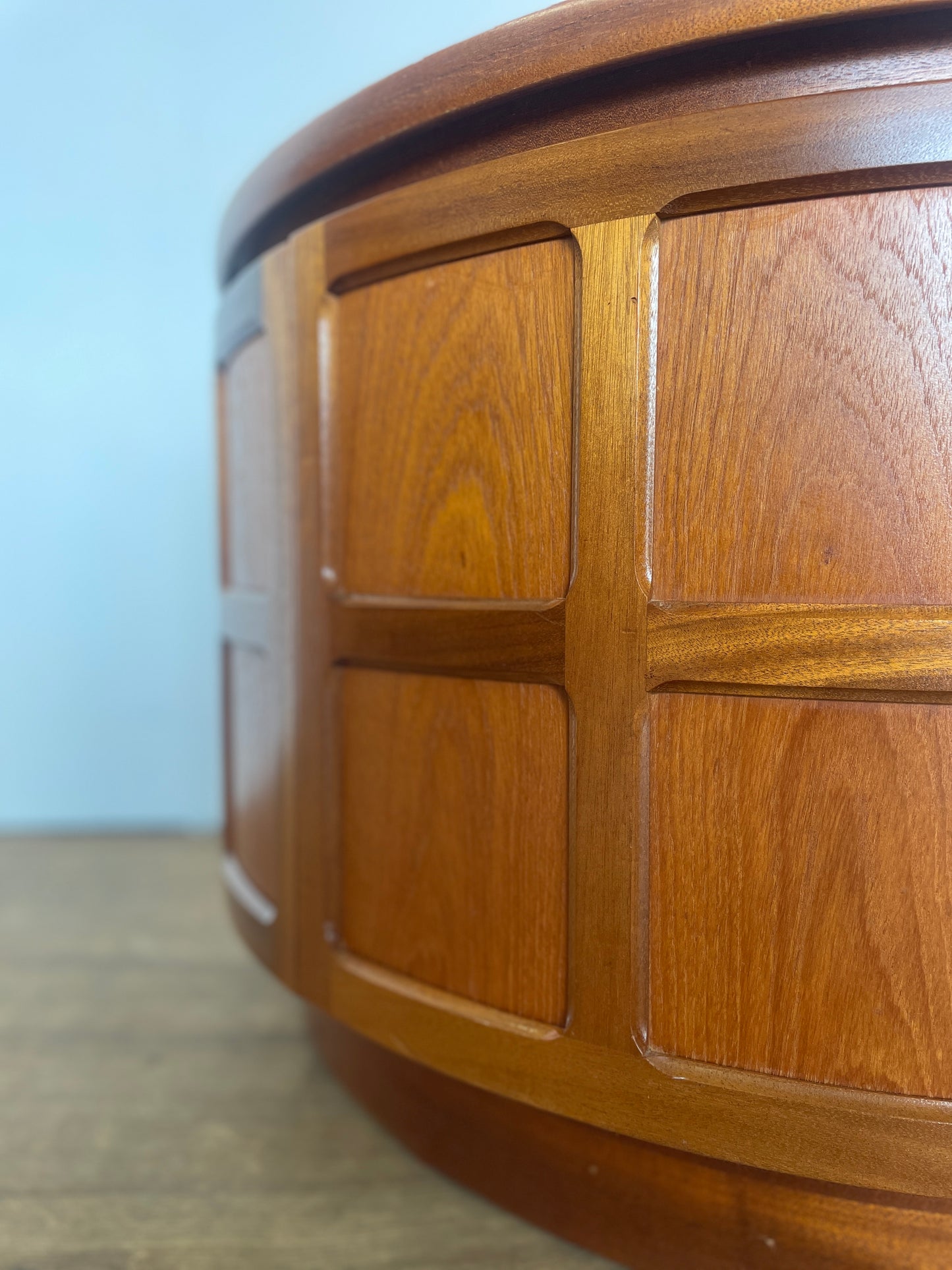 Nathan Mid-Century Teak Corner Cabinet
