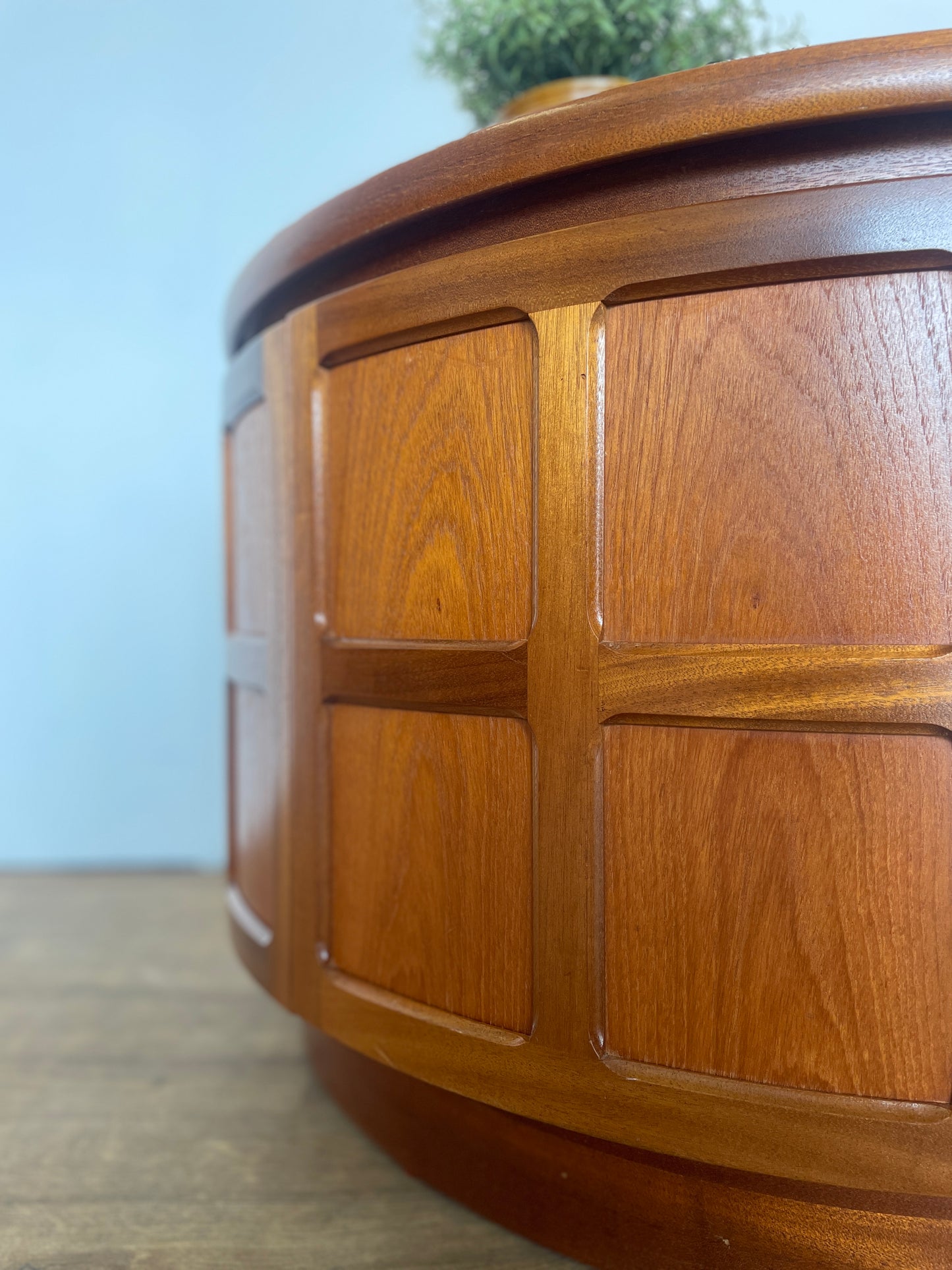 Nathan Mid-Century Teak Corner Cabinet