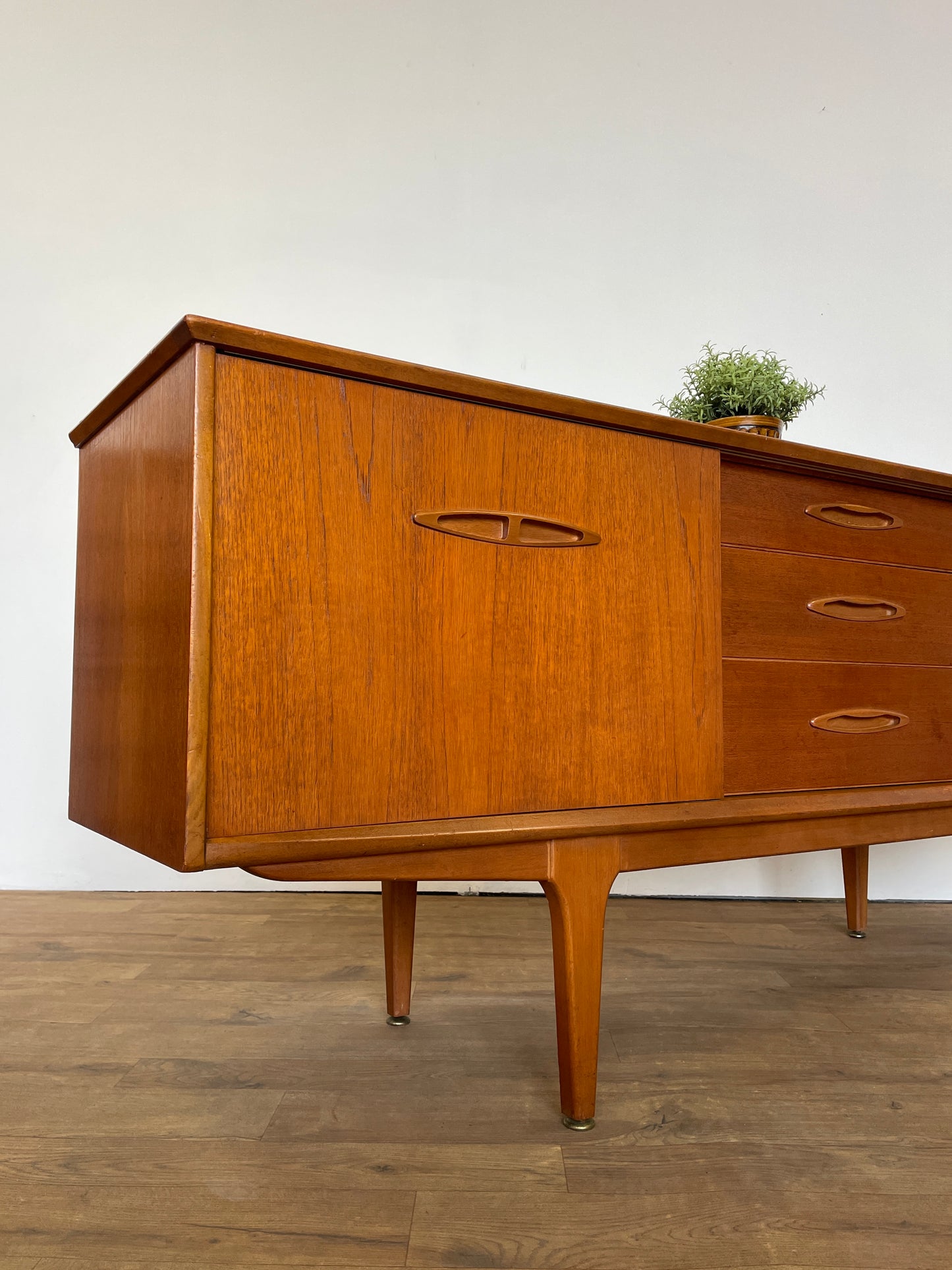 Mid-Century Jentique Teak Sideboard – 1960s Vintage Storage