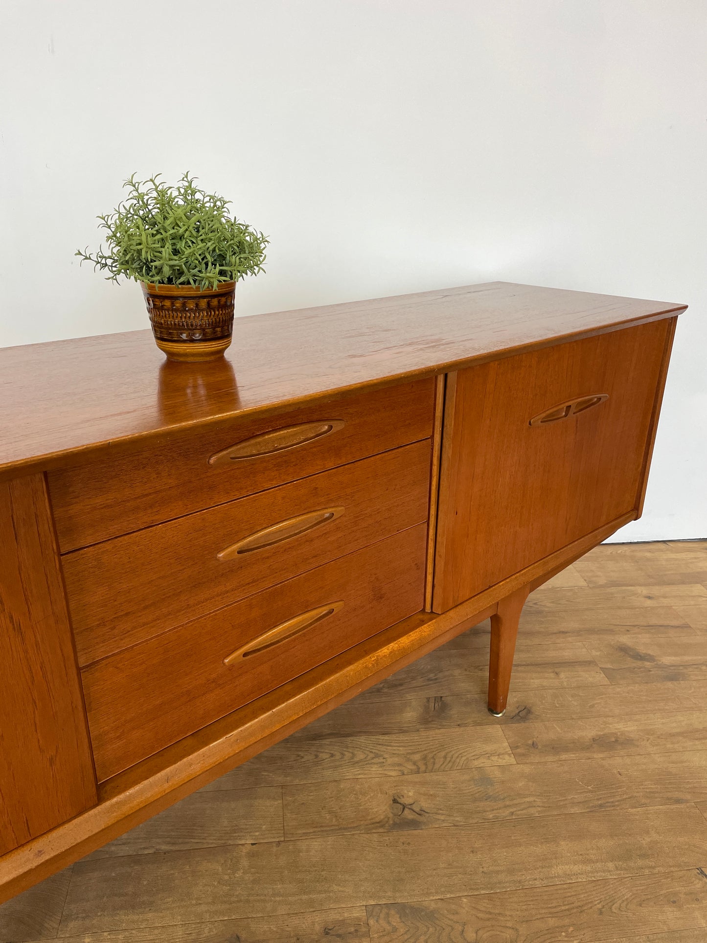 Mid-Century Jentique Teak Sideboard – 1960s Vintage Storage