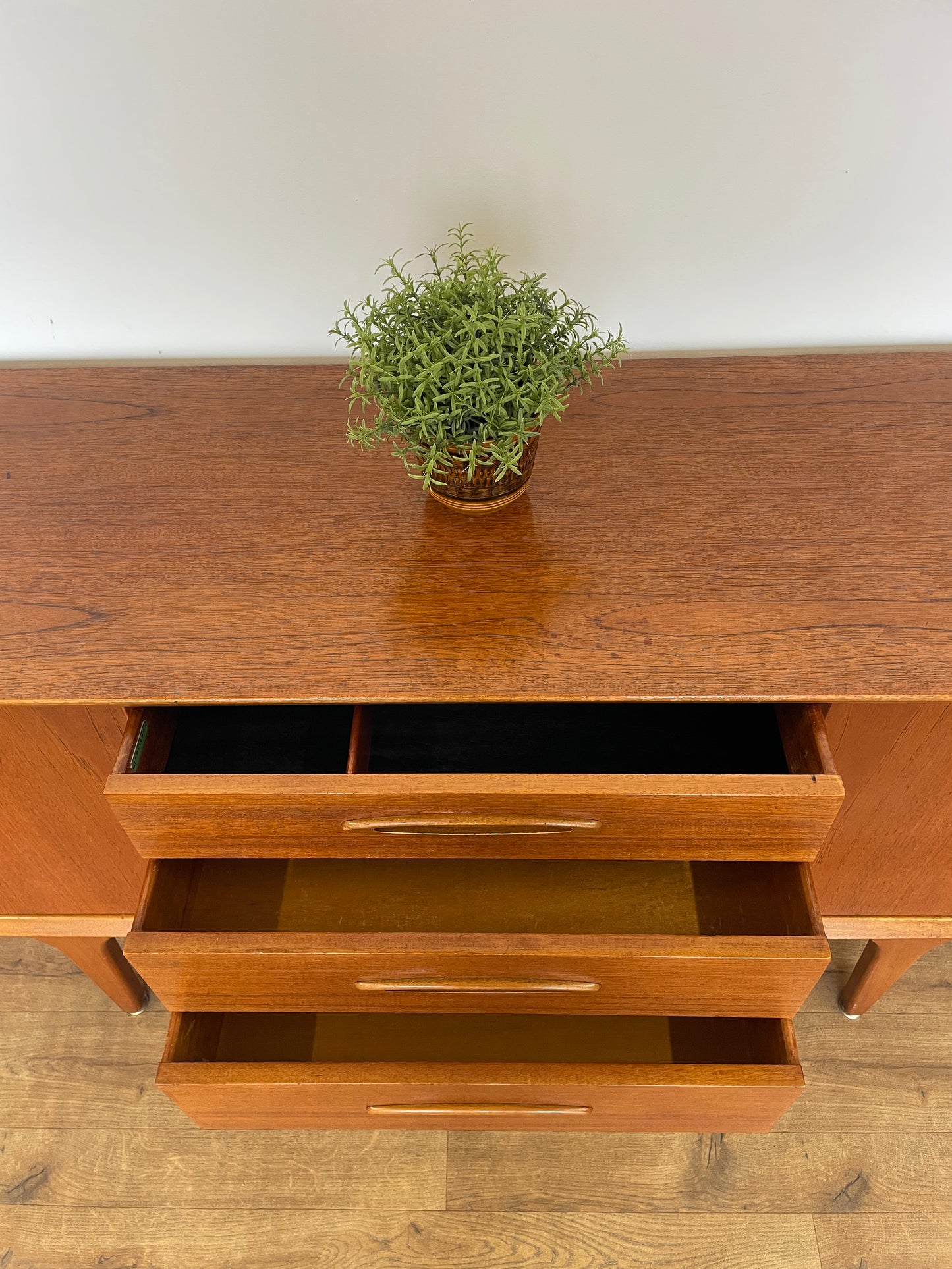 Mid-Century Jentique Teak Sideboard – 1960s Vintage Storage