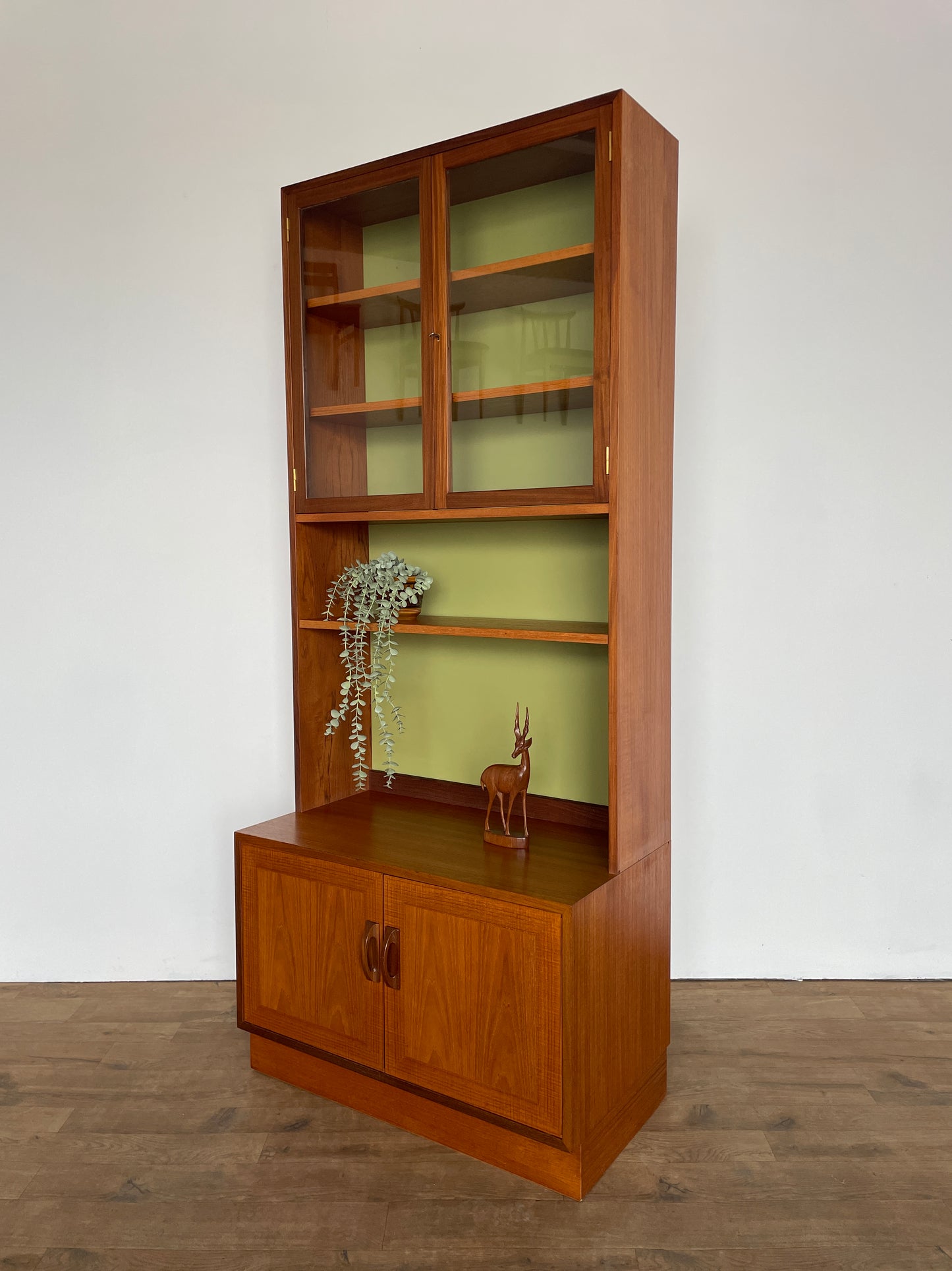 G Plan Mid Century Bookcase on Cabinet – British Design
