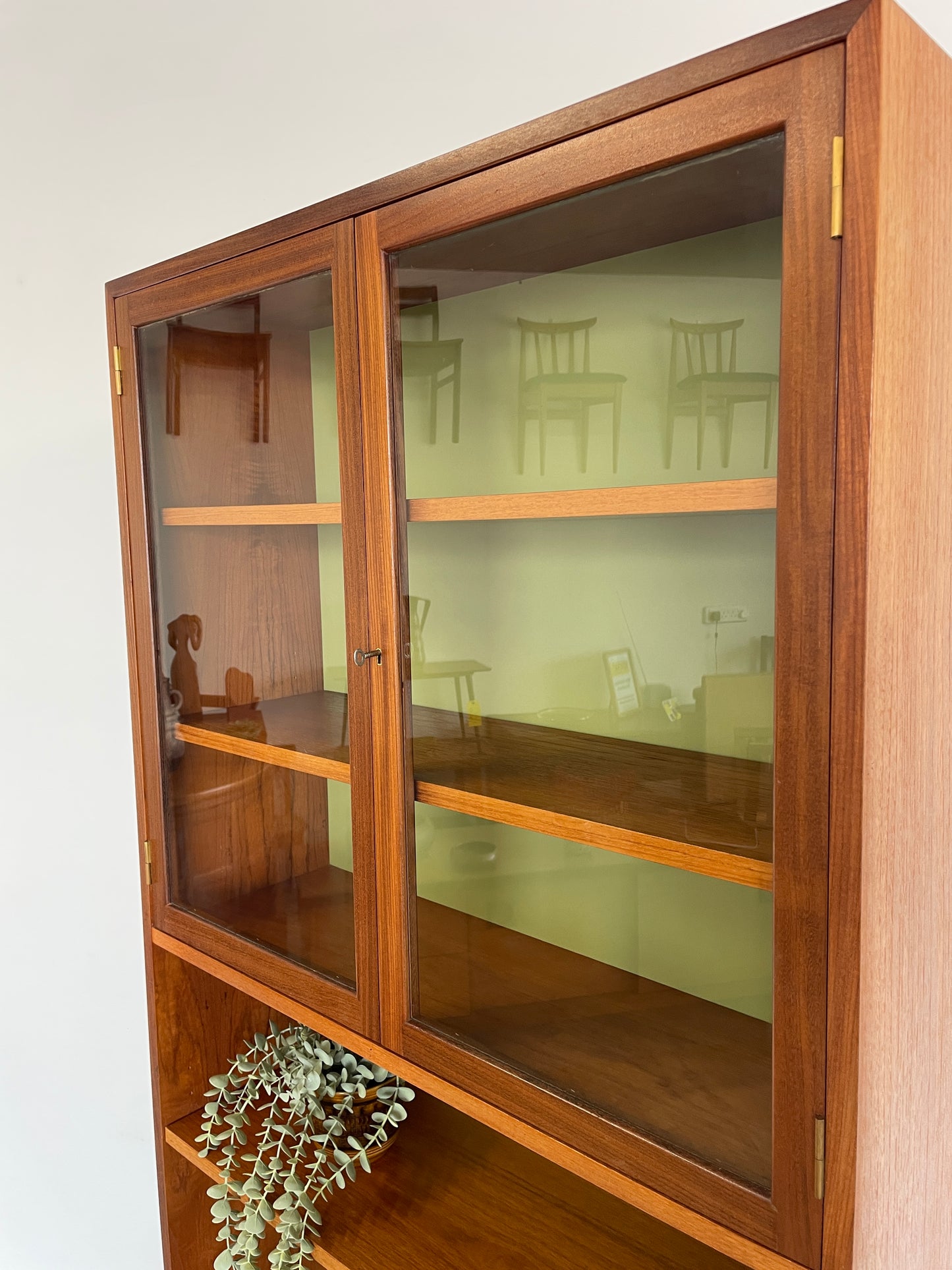 G Plan Mid Century Bookcase on Cabinet – British Design