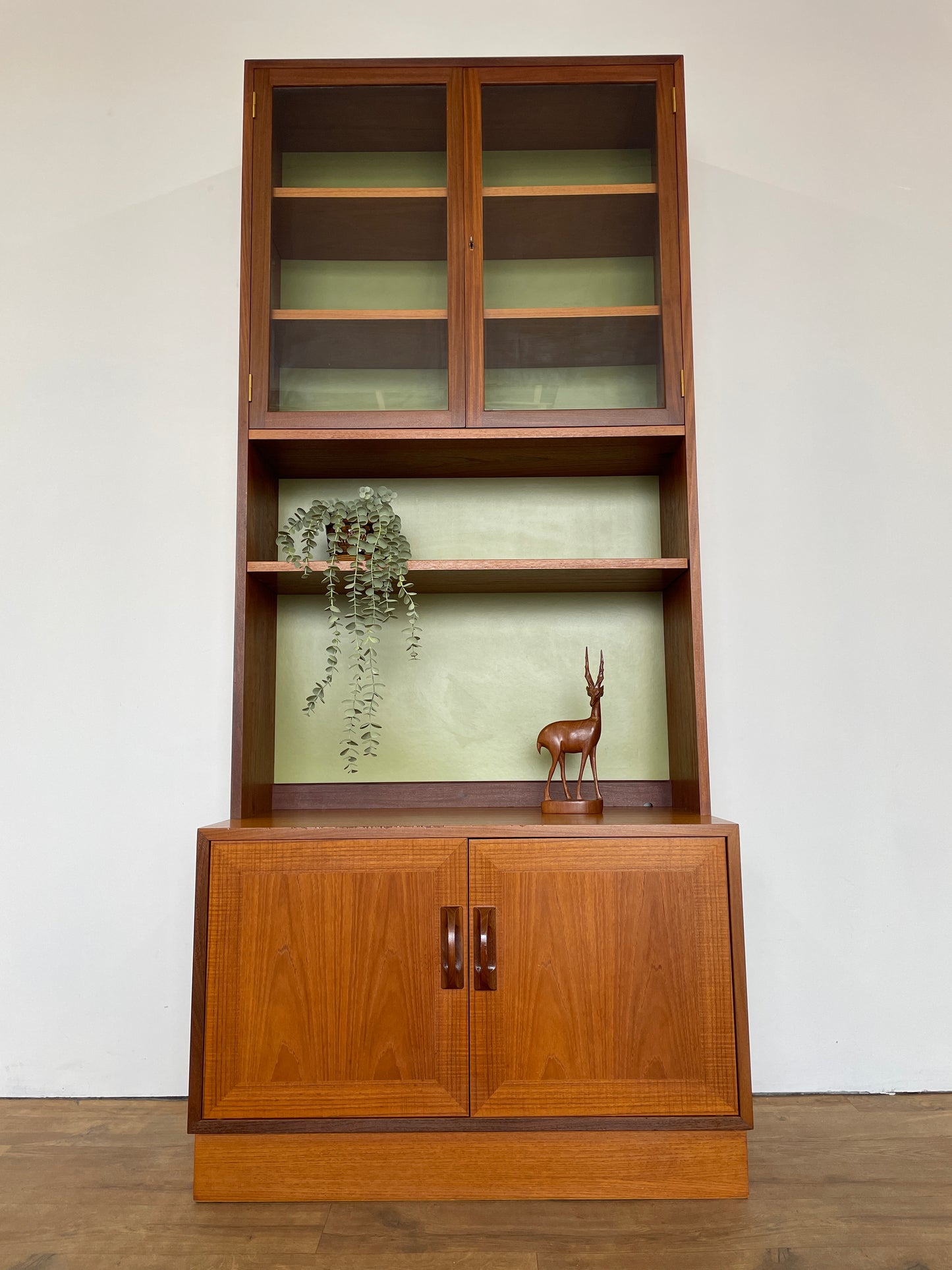 G Plan Mid Century Bookcase on Cabinet – British Design