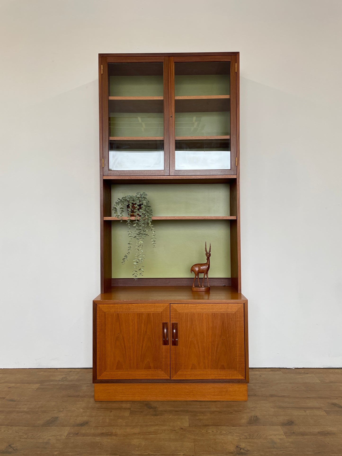 G Plan Mid Century Bookcase on Cabinet – British Design