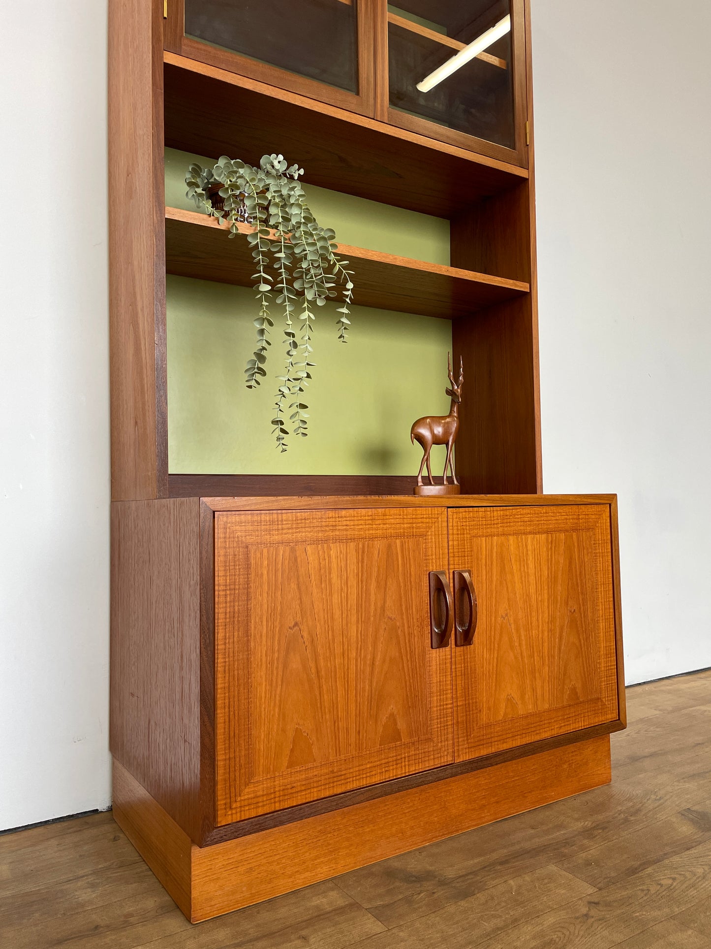 G Plan Mid Century Bookcase on Cabinet – British Design
