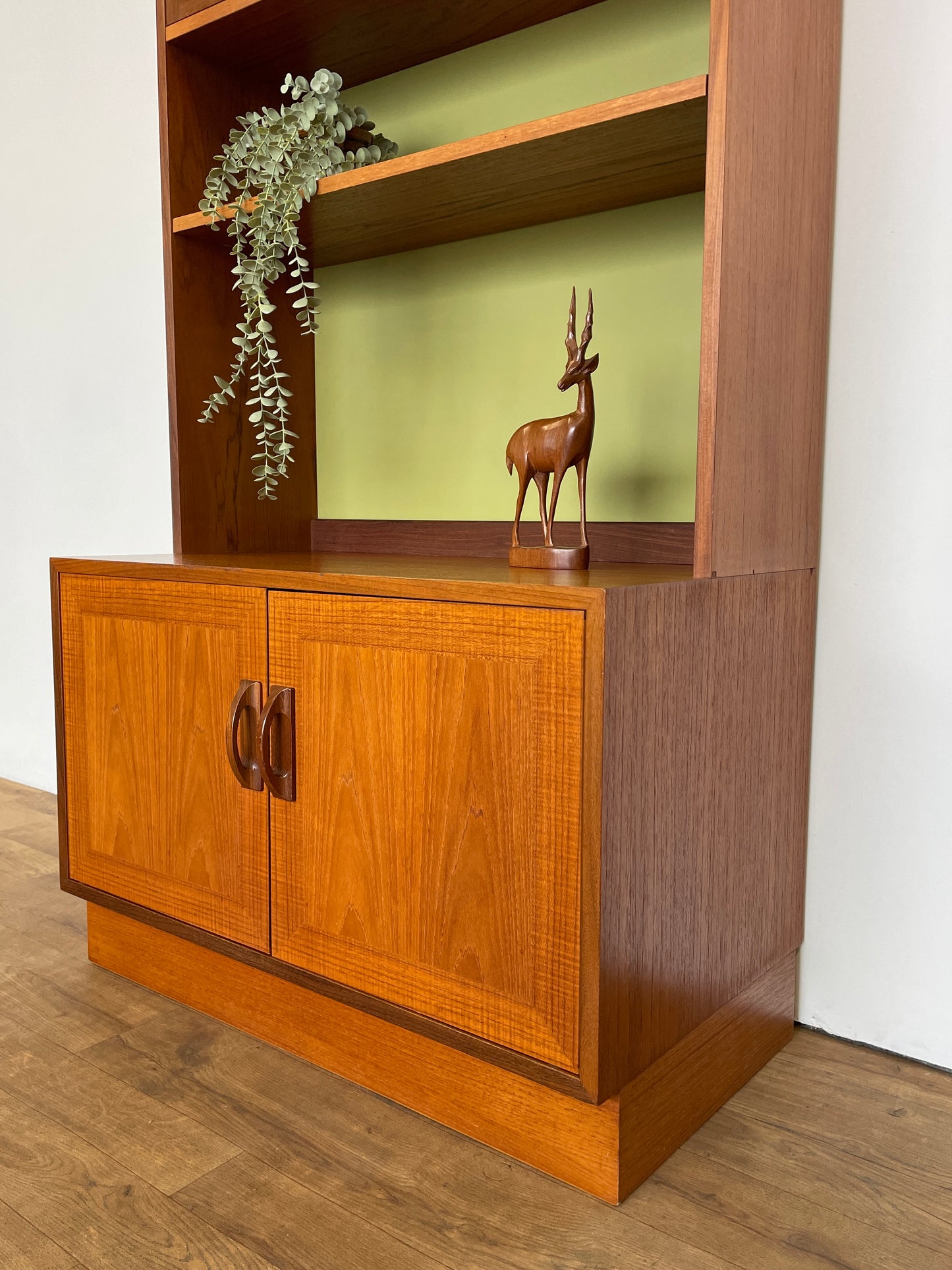 G Plan Mid Century Bookcase on Cabinet – British Design