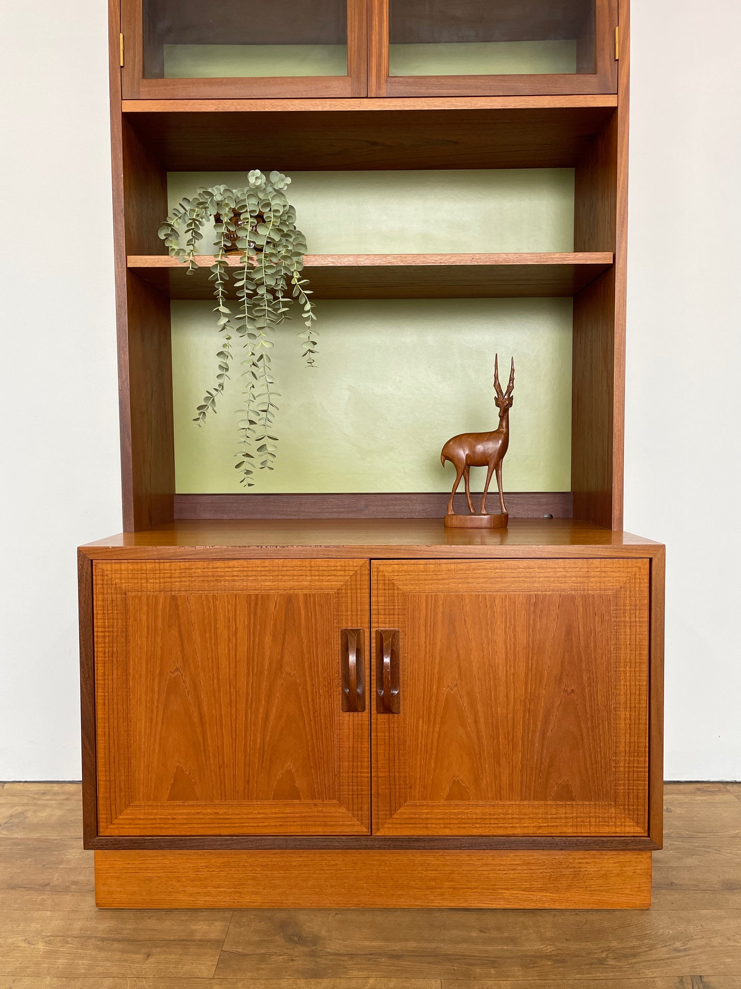 G Plan Mid Century Bookcase on Cabinet – British Design