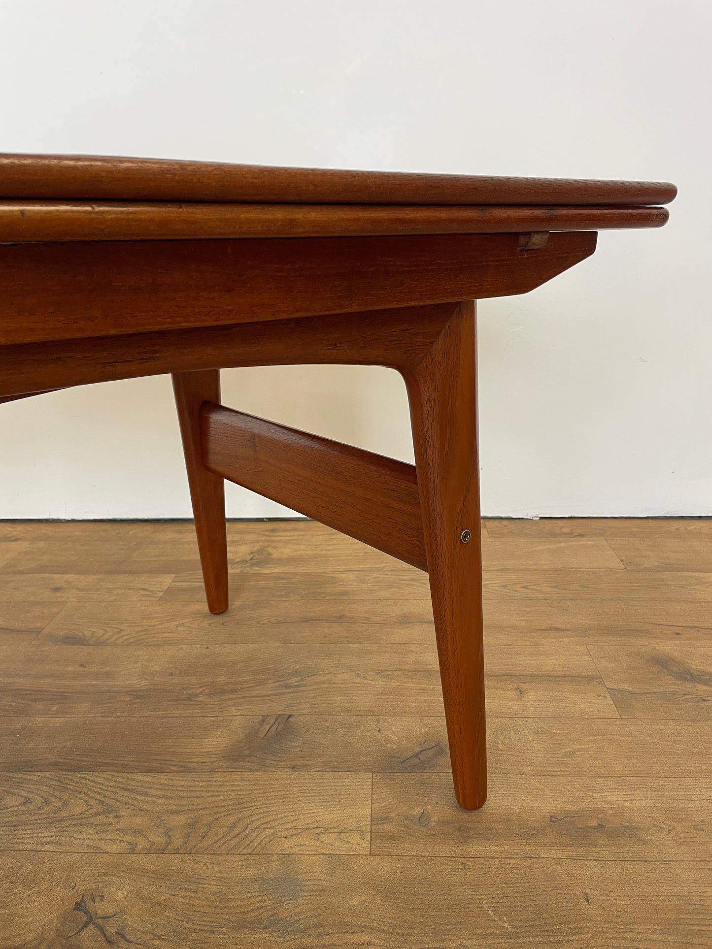 Danish 1960s Trioh Metamorphic Elevator Table – Teak Mid-Century Convertible Design