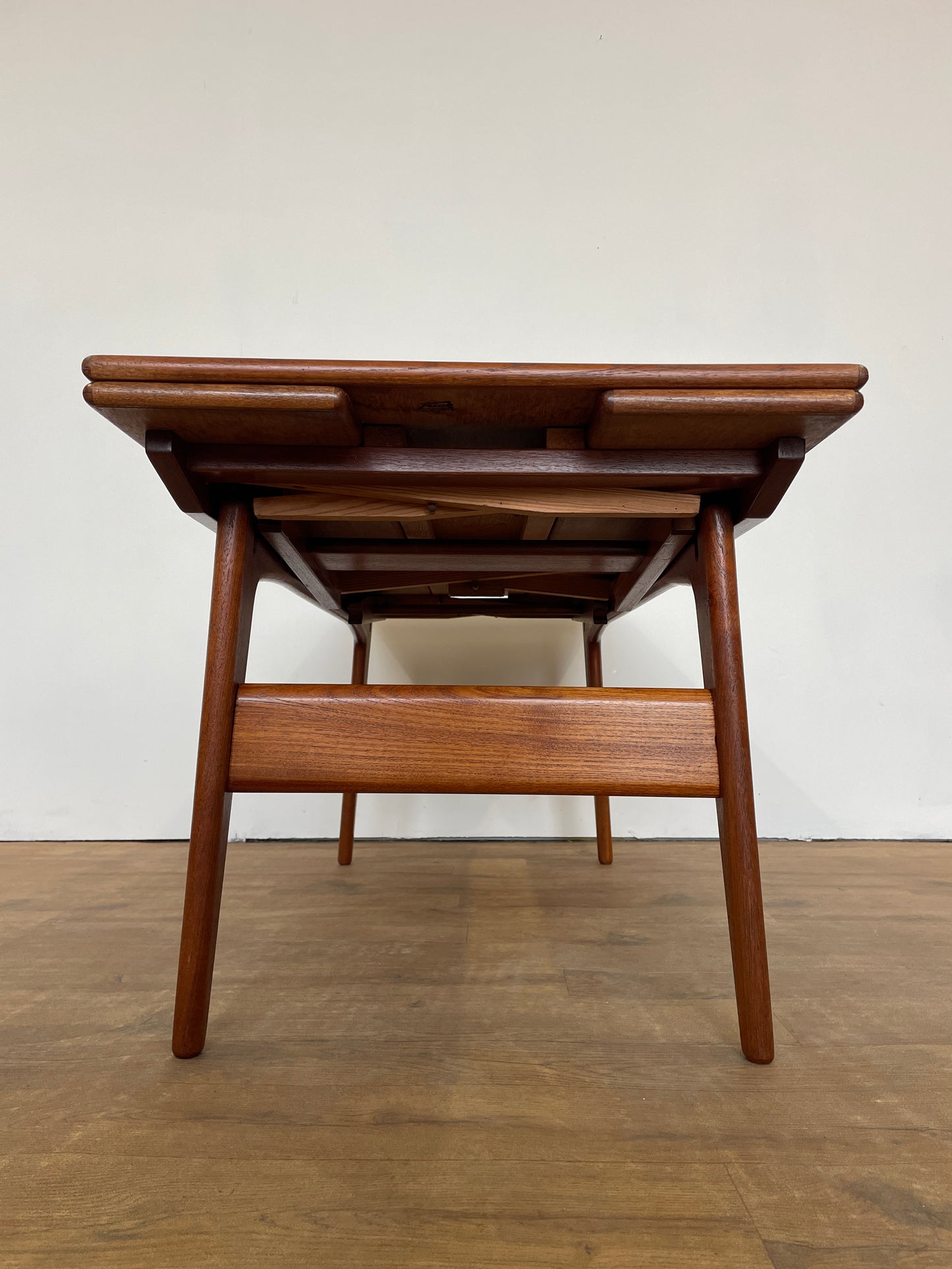 Danish 1960s Trioh Metamorphic Elevator Table – Teak Mid-Century Convertible Design