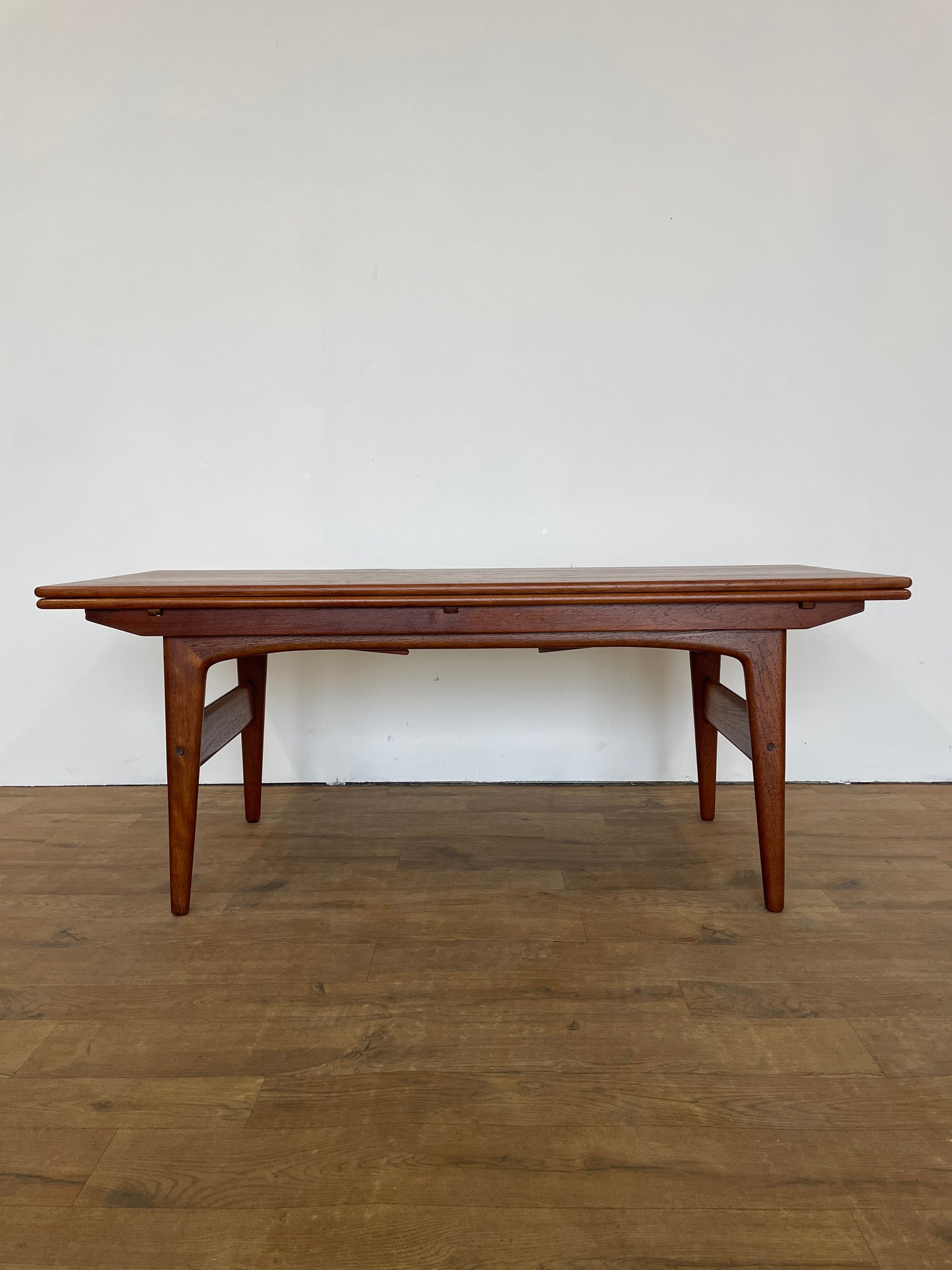 Danish 1960s Trioh Metamorphic Elevator Table – Teak Mid-Century Convertible Design