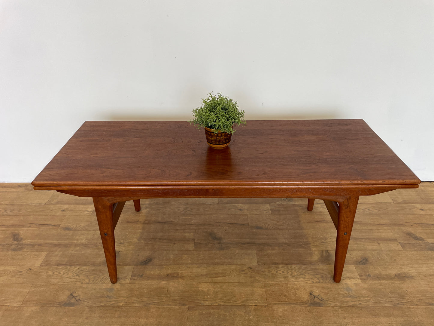 Danish 1960s Trioh Metamorphic Elevator Table – Teak Mid-Century Convertible Design