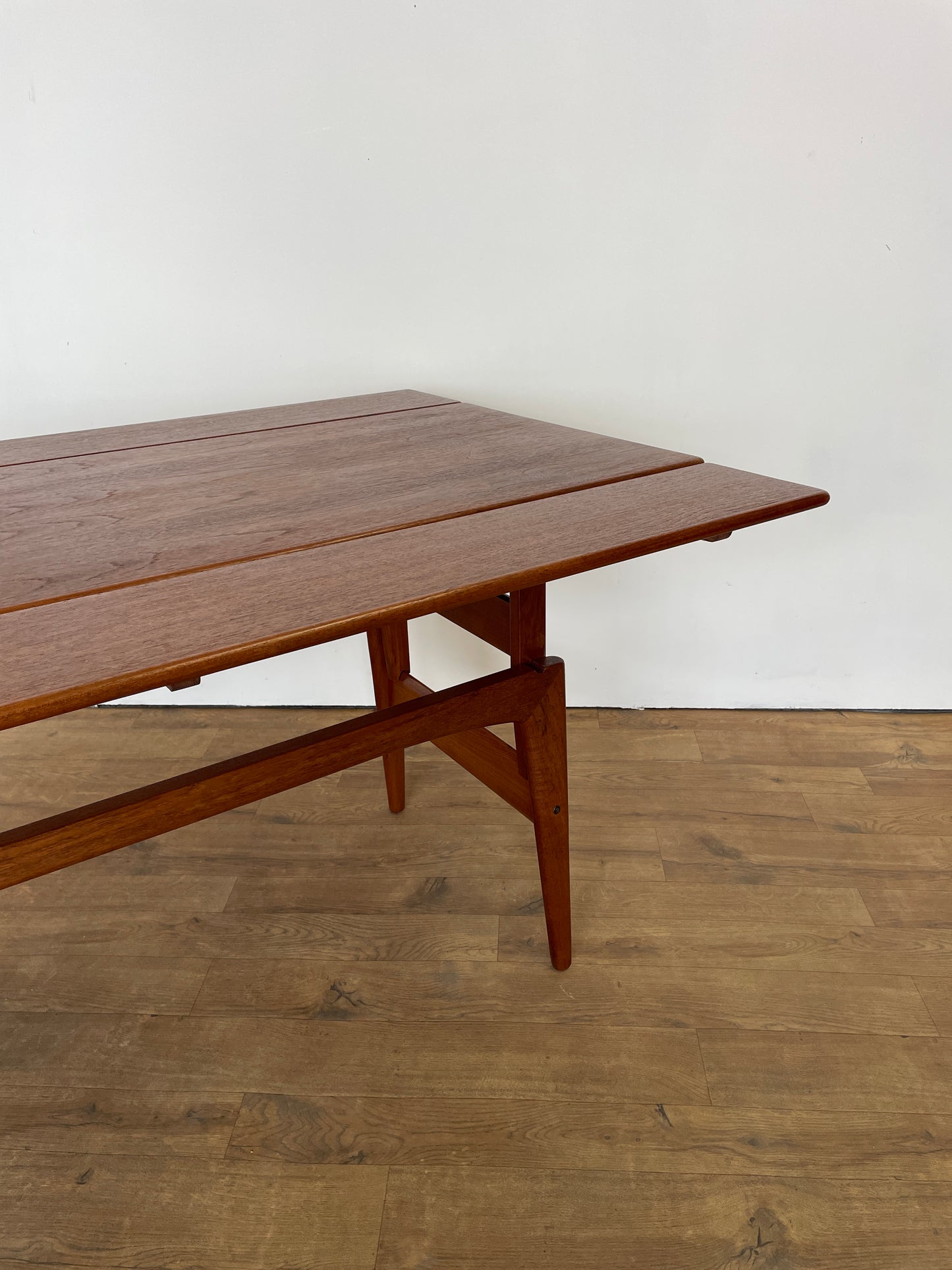 Danish 1960s Trioh Metamorphic Elevator Table – Teak Mid-Century Convertible Design